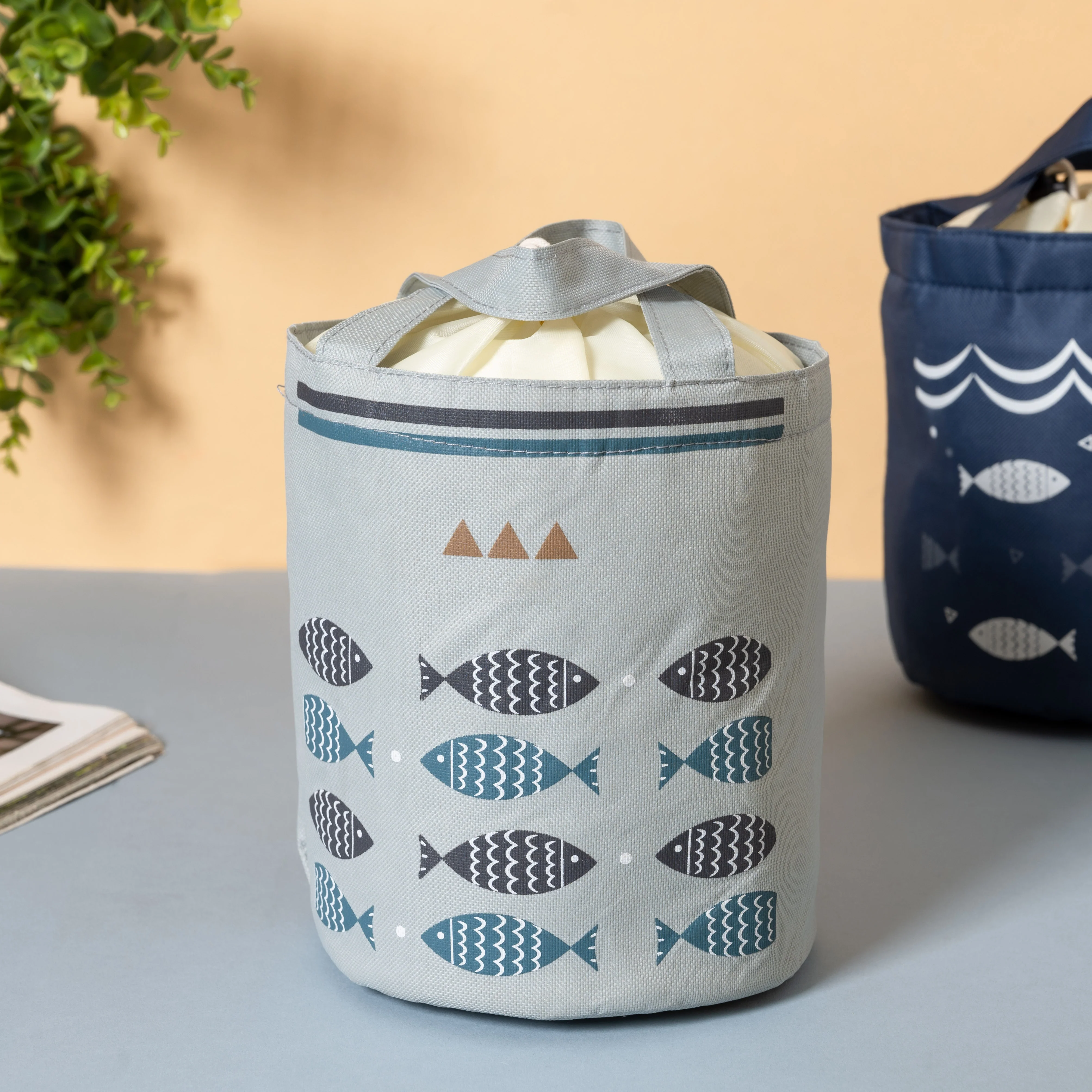 Fish Print Lunch Bag - Image 18