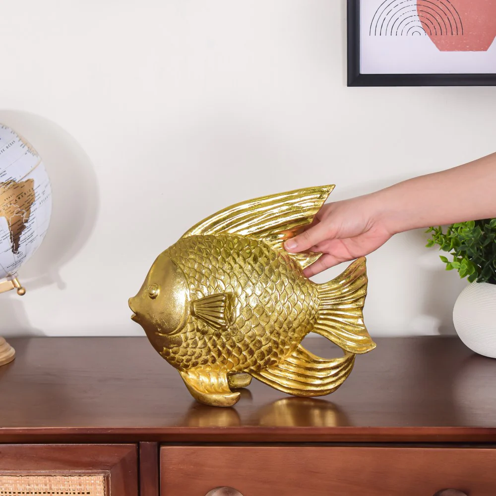 Fish Table Decor Gold - Image 2