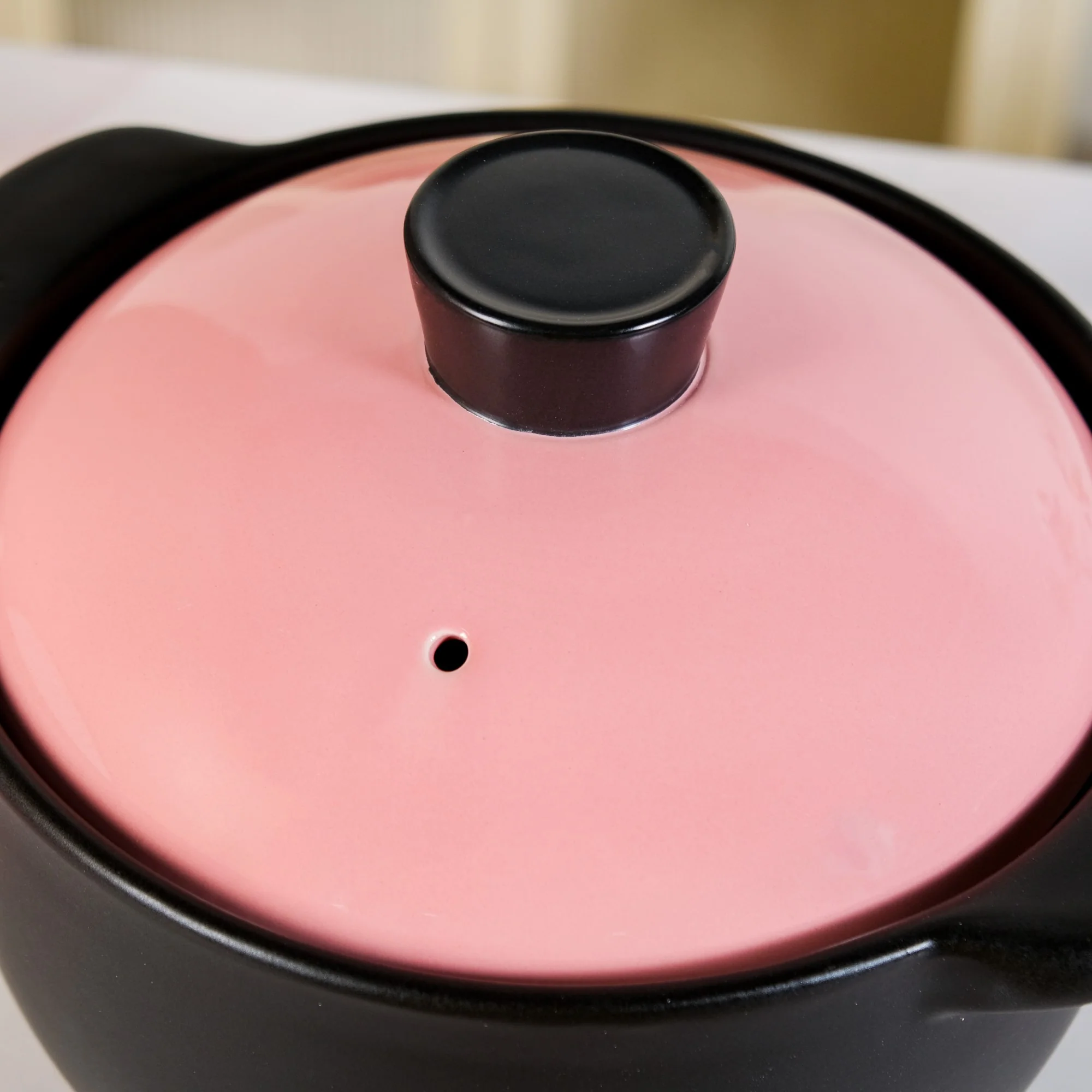 Flamora Ceramic Cooking Pot Pink 3600ml - Image 5