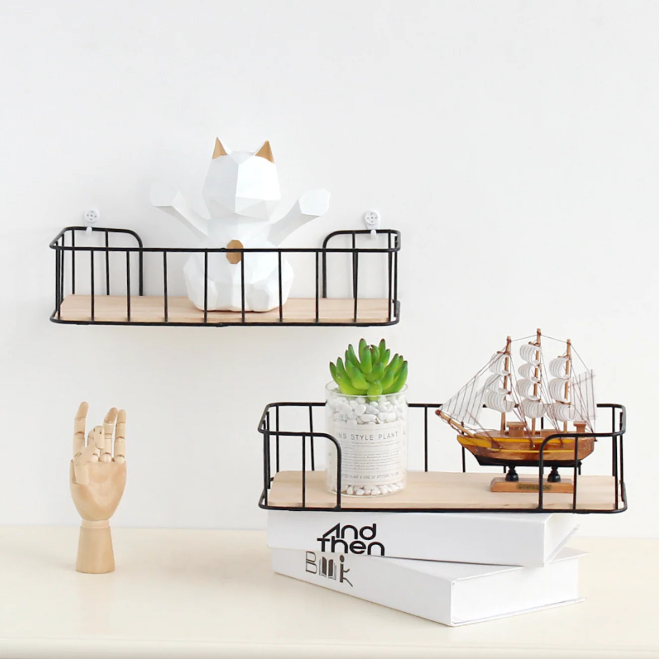 Floating Wall Shelf - Black