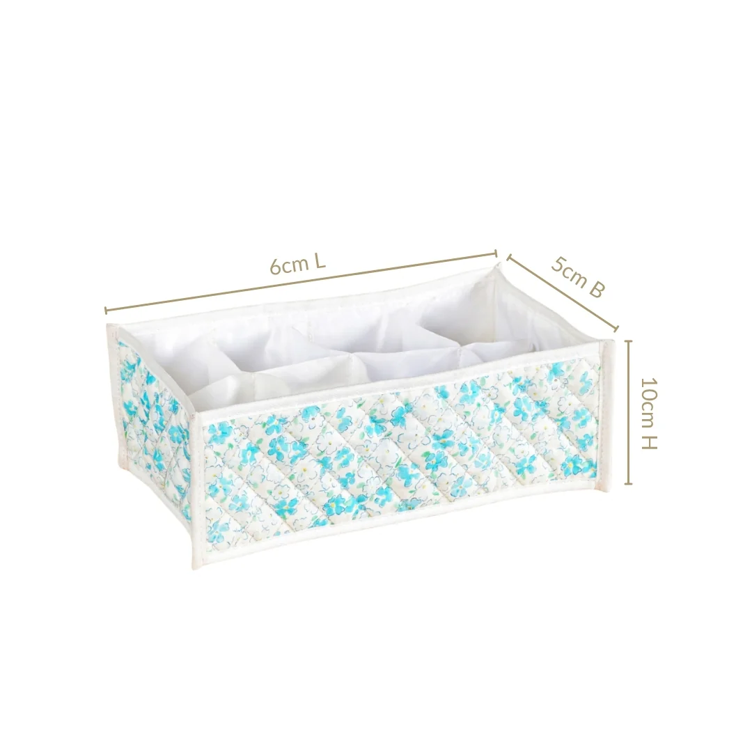 FloraFold Wardrobe Organizer Set Of 2 Blue - Image 4