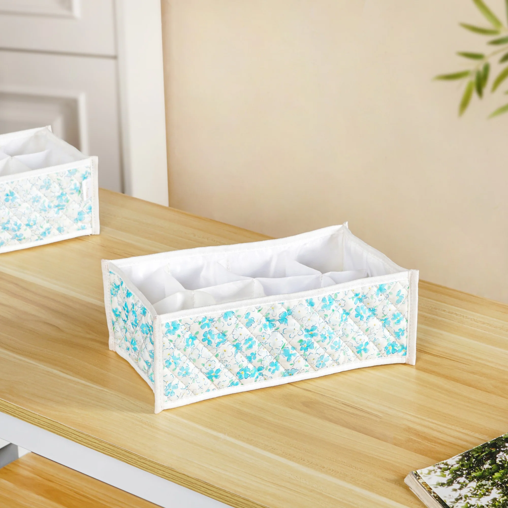 FloraFold Wardrobe Organizer Set Of 2 Blue - Image 6