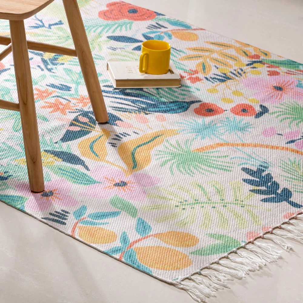 Floral Bliss Area Rug Carpet - Image 4