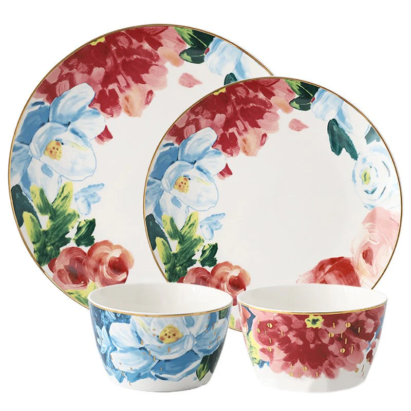 Floral Dinner Plate - Image 3