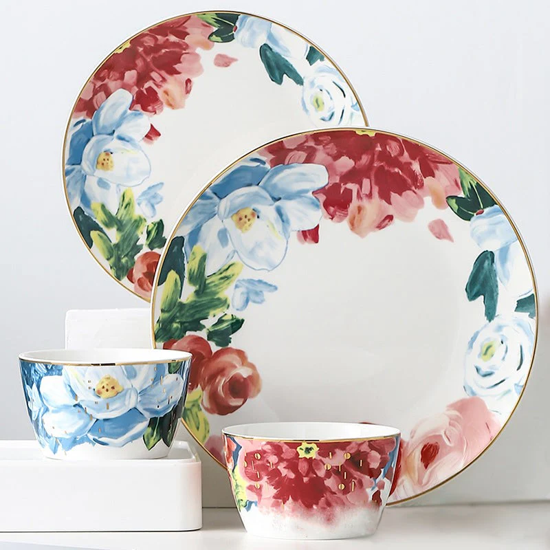 Floral Dinner Plate - Image 4