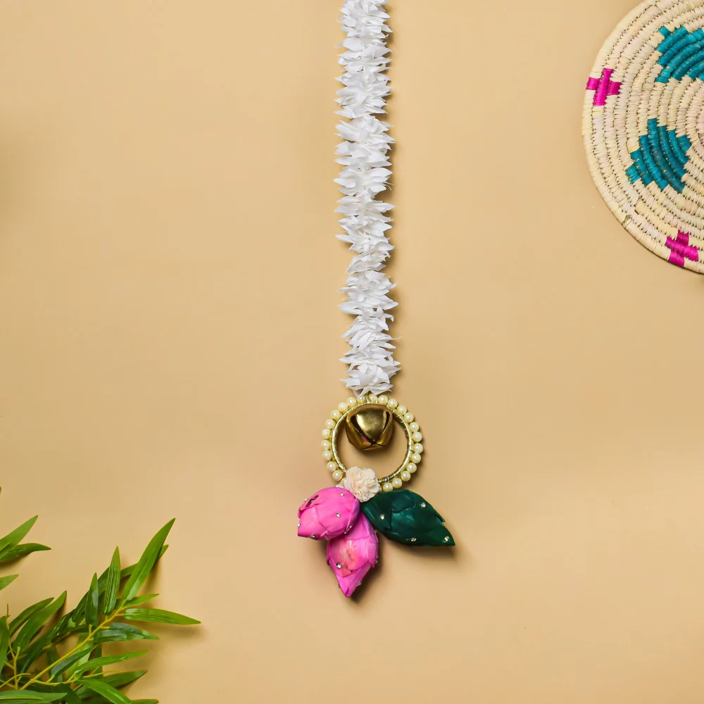 Floral Embellished Wall Hanging Set of 2 - Image 9