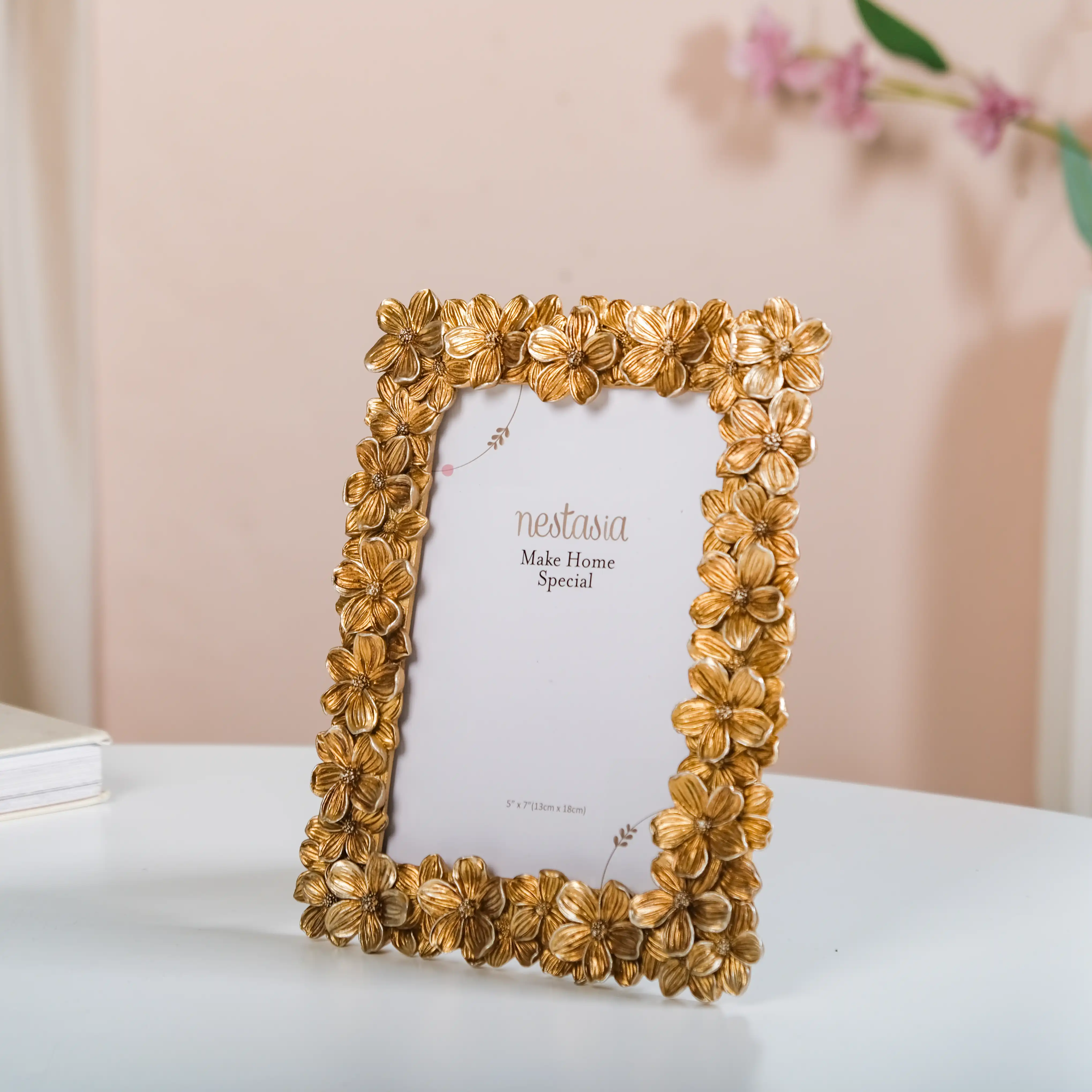 Floral Family Photo Frame Large 9.5"x7" - Image 3