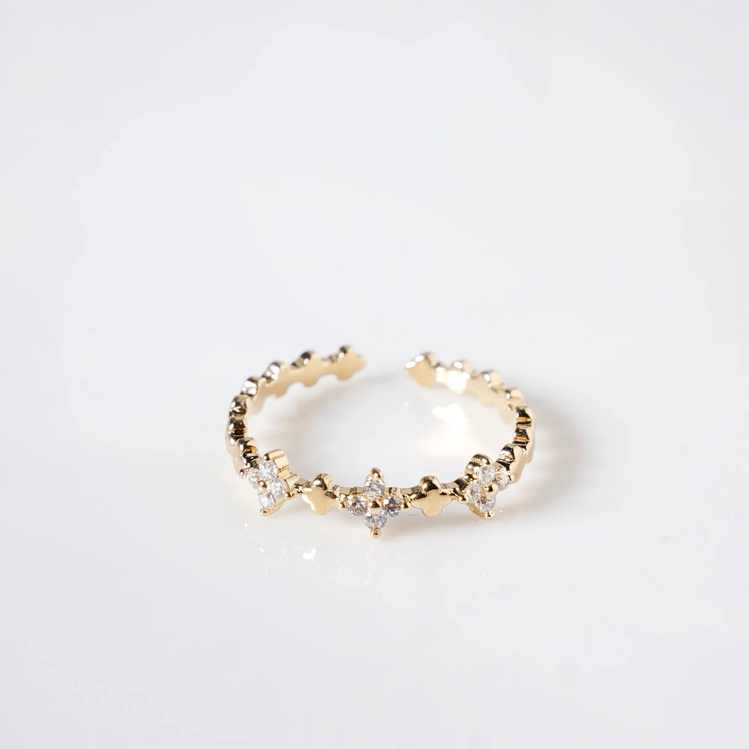 Floral Fusion Gold Blossom Band