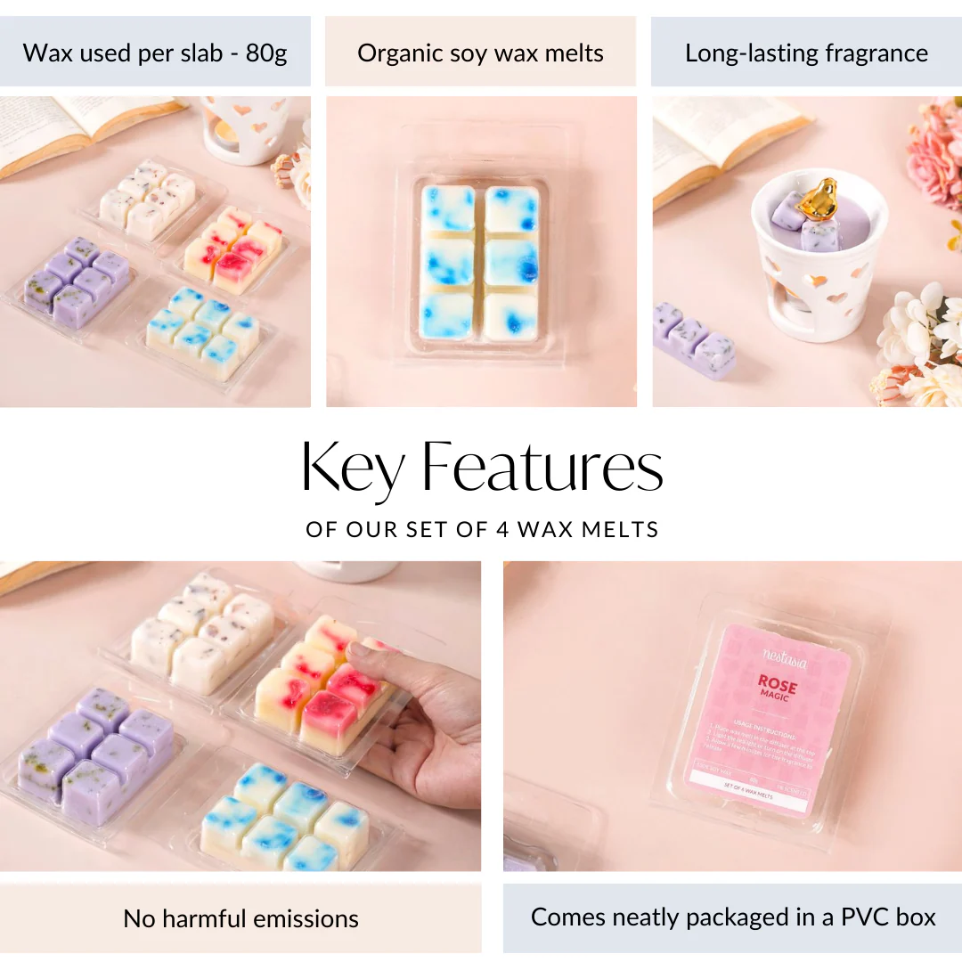 Floral Fusion Scented Wax Melts Set Of 4 - Image 5