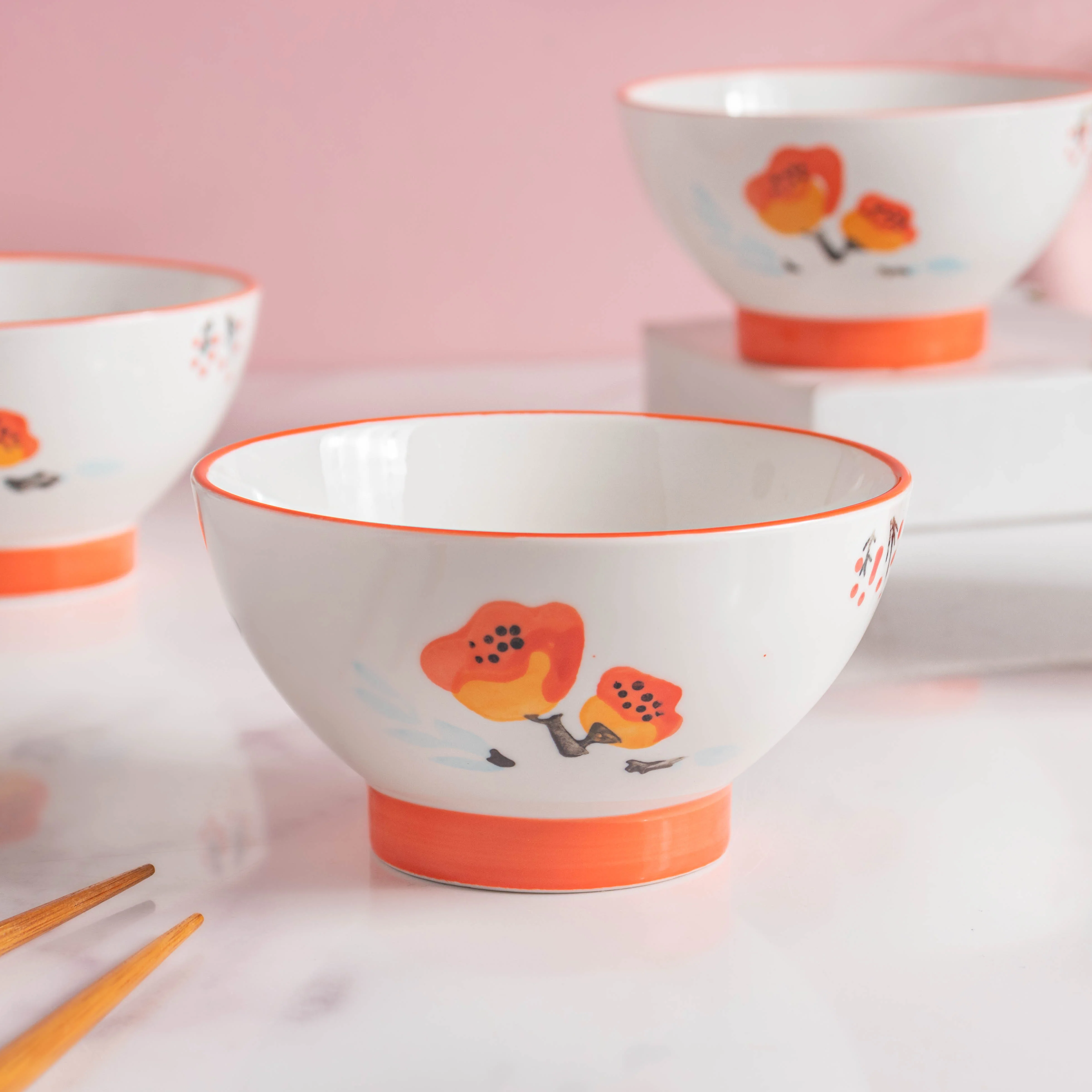 Floral Heart Plates and Pot For 4 - Image 14
