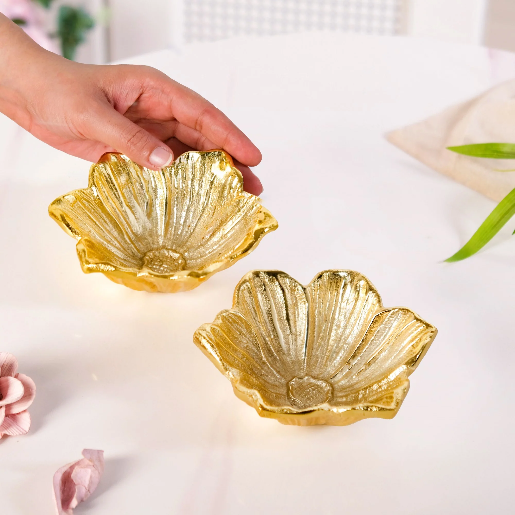 Floral Muse Decorative Trinket Bowl Set Of 2 - Image 3