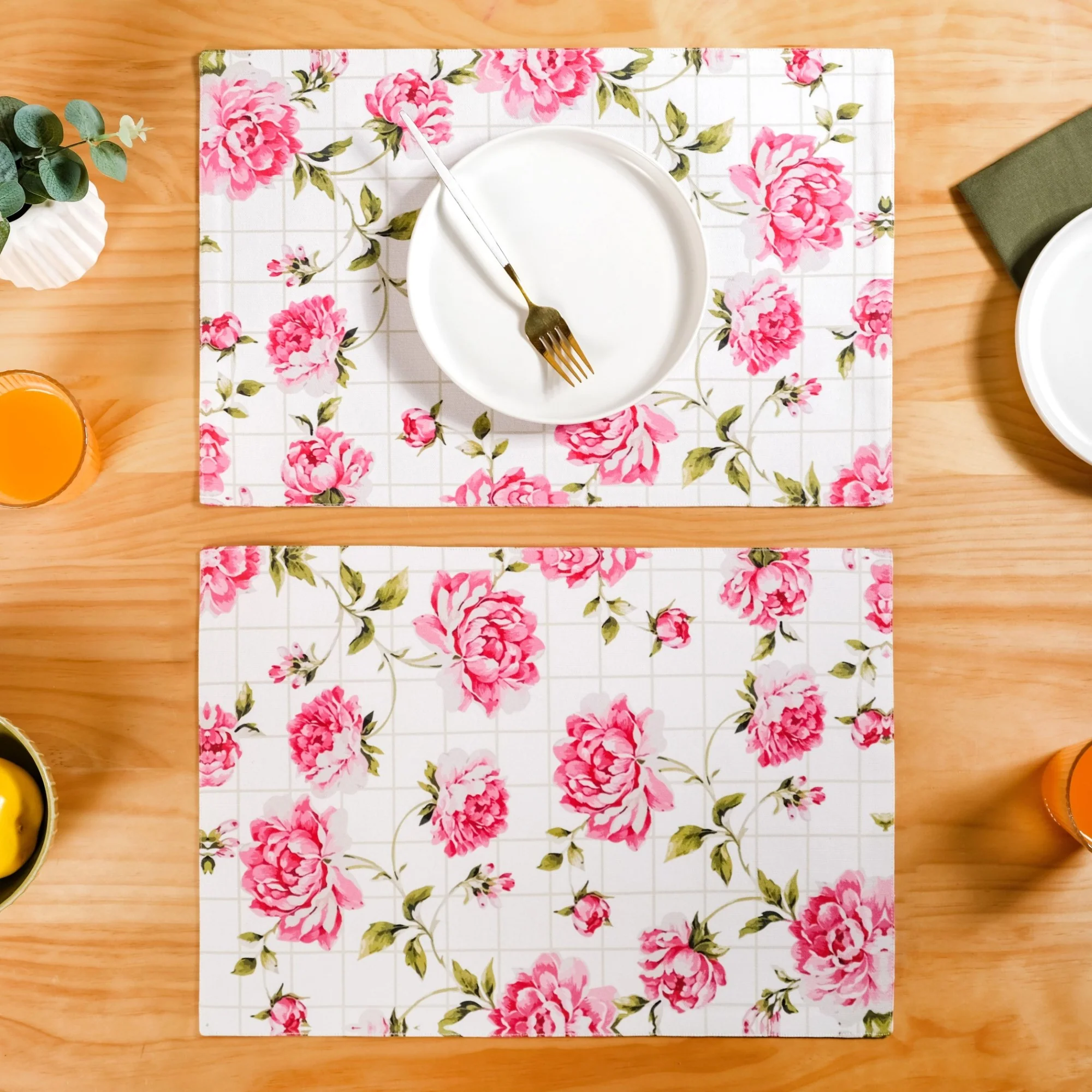 Floral Rouge Cotton Table Mat Set Of 4 - Image 8