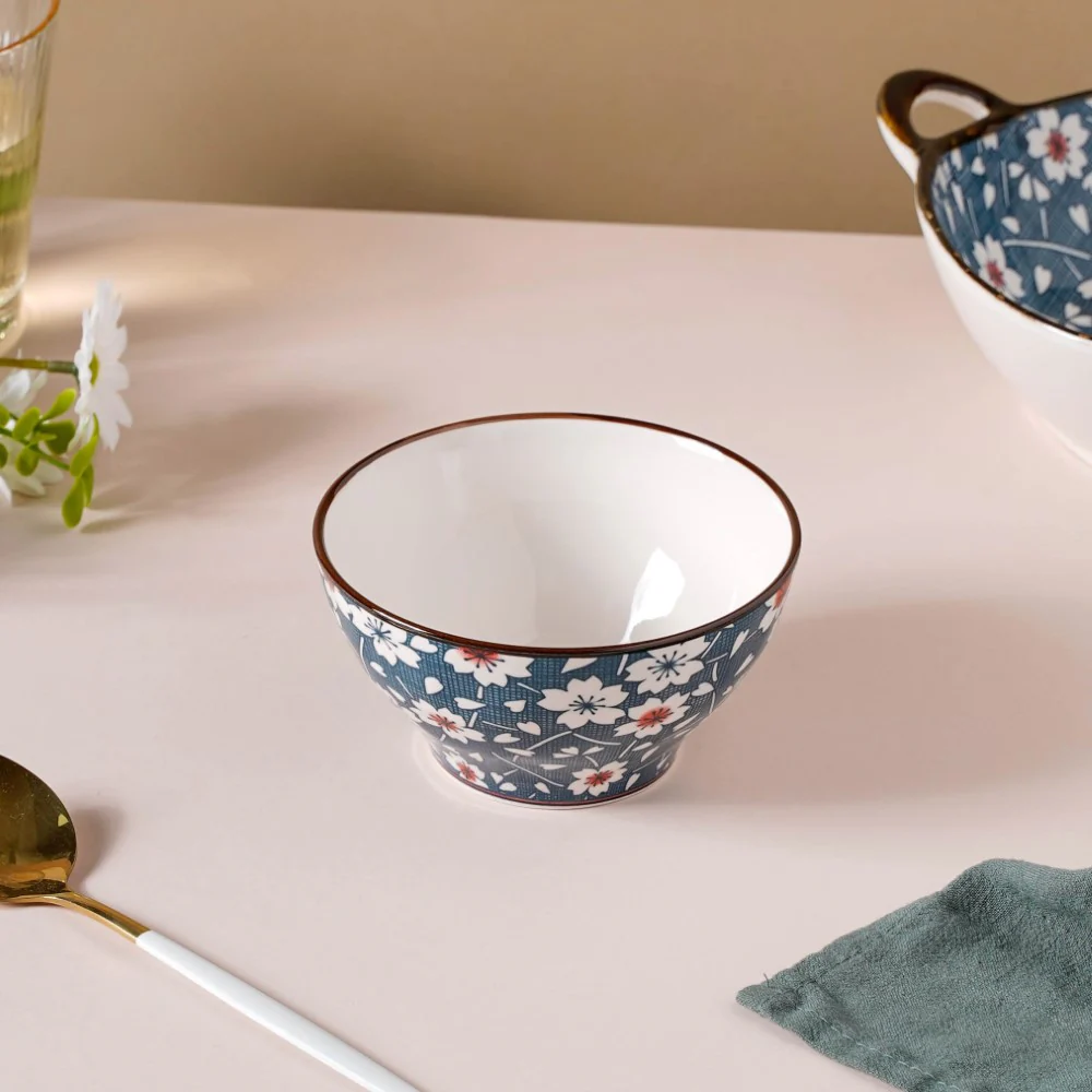 Floral Snack Bowl Set Of 4 With Gift Box - Image 8