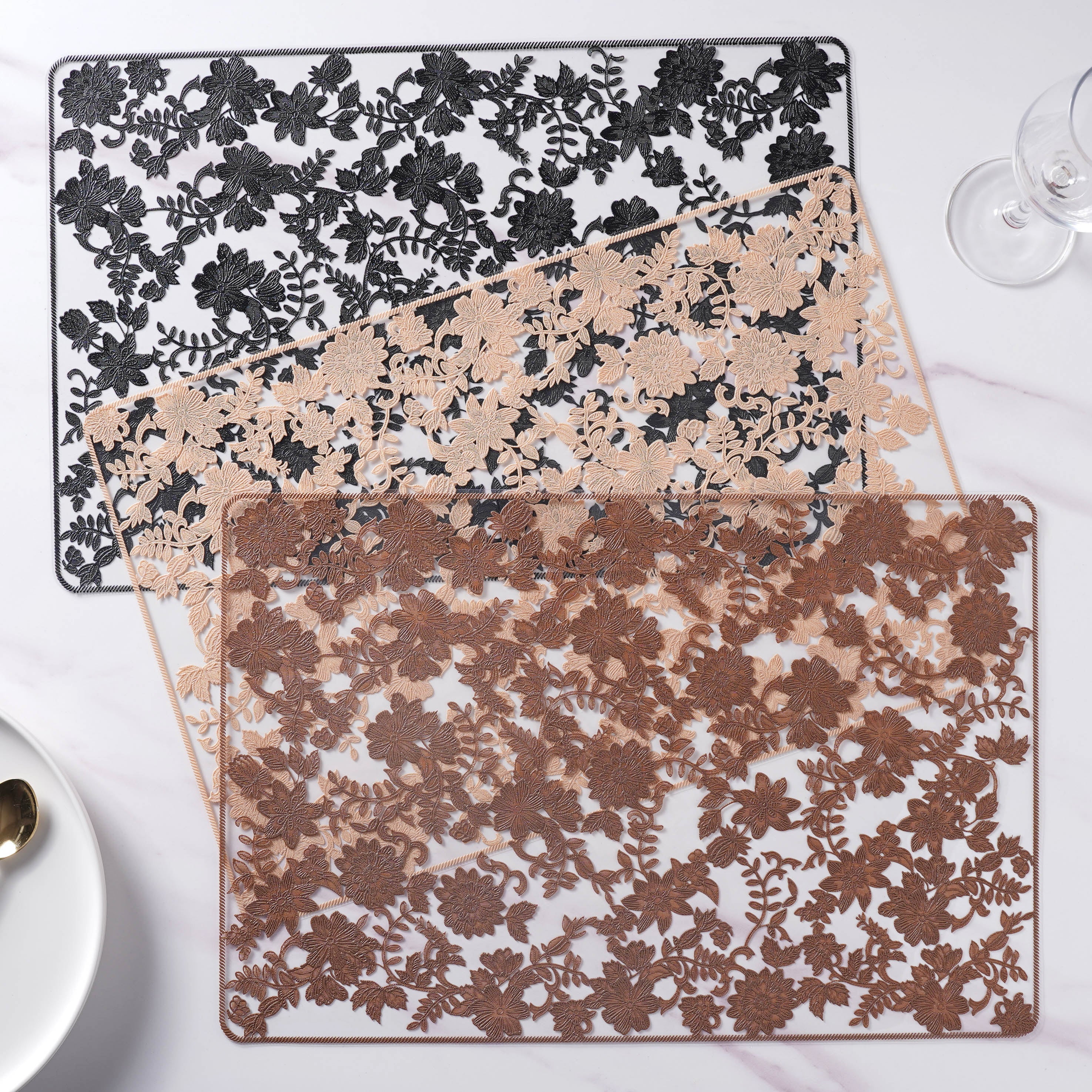 Floral Table Mat Set - Image 4