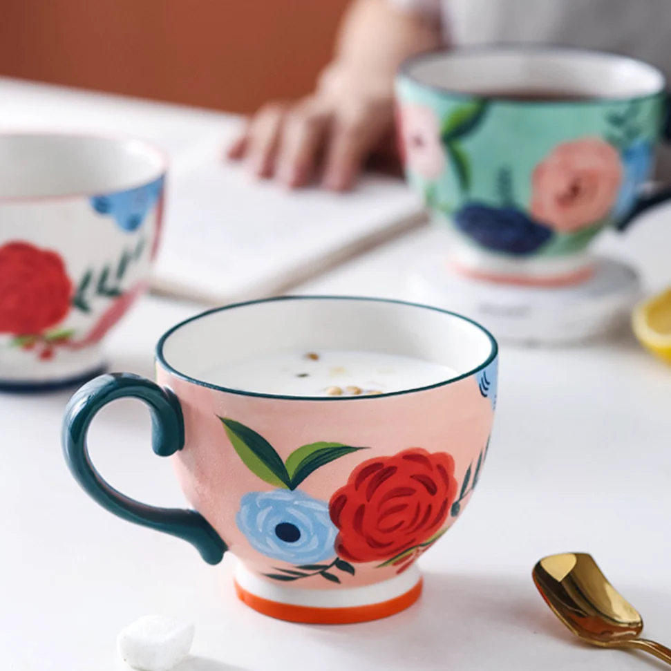 Floral Tea Cups - Image 3