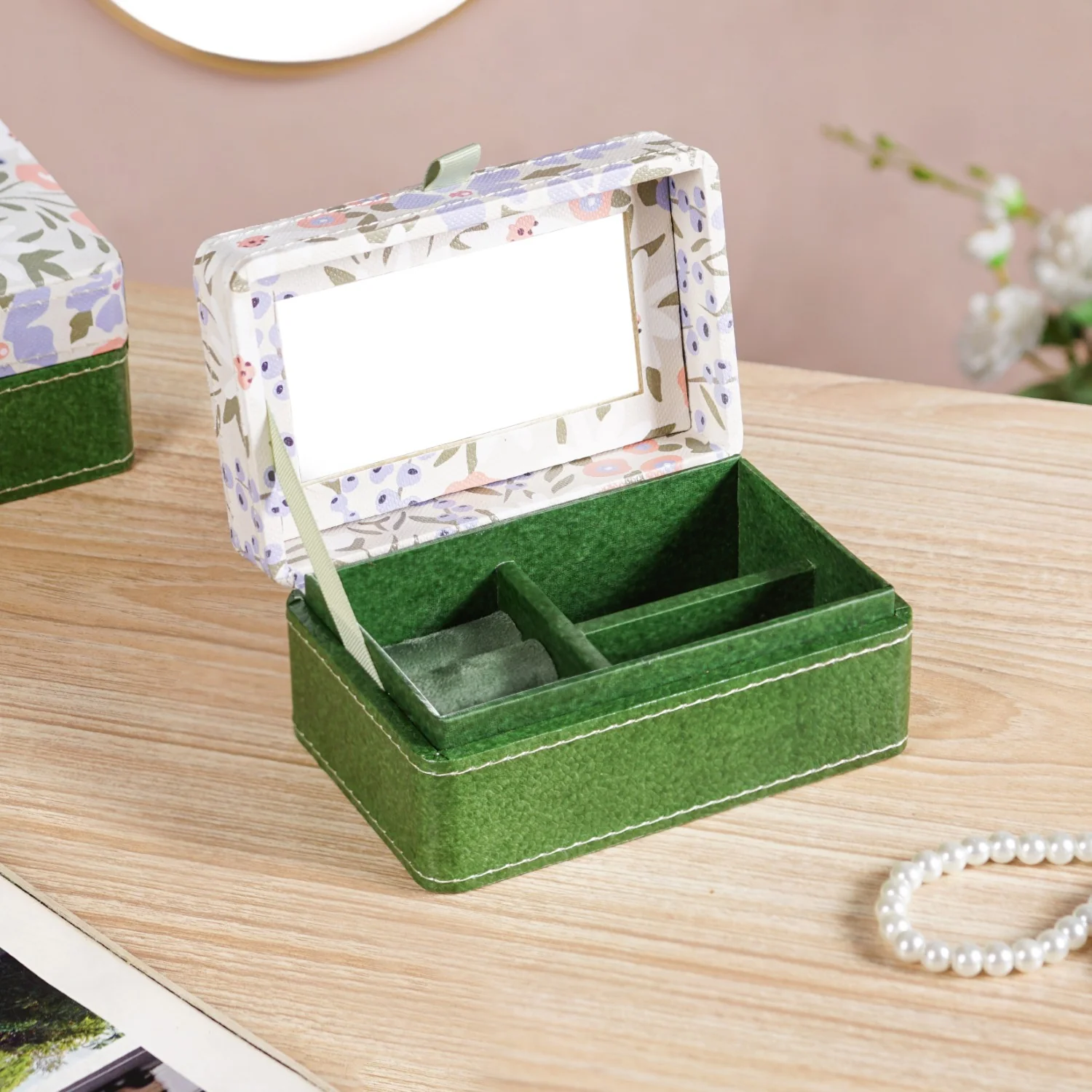 Florina Portable Jewellery Box With Mirror - Image 2