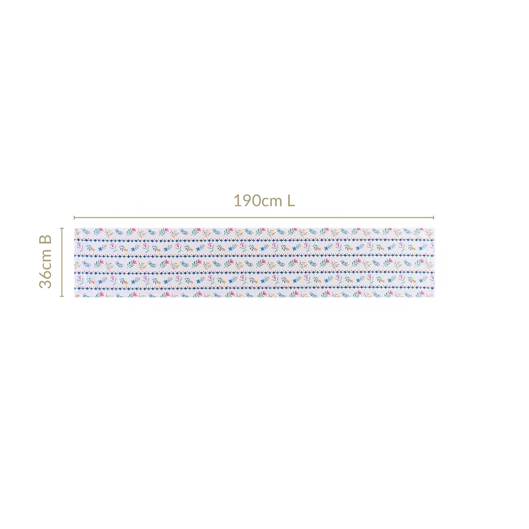 Florina Pure Cotton 6 Seater Runner 190x36cm - Image 3