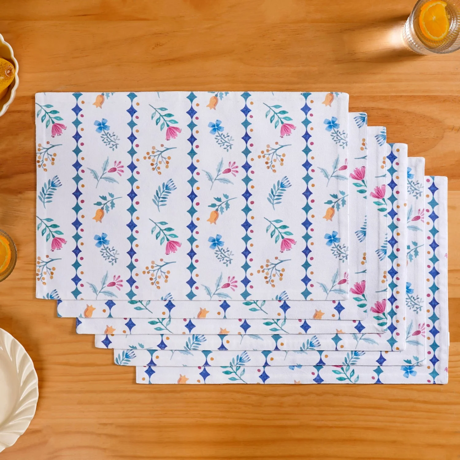 Florina Reversible Table Mat Set Of 6 - Image 2