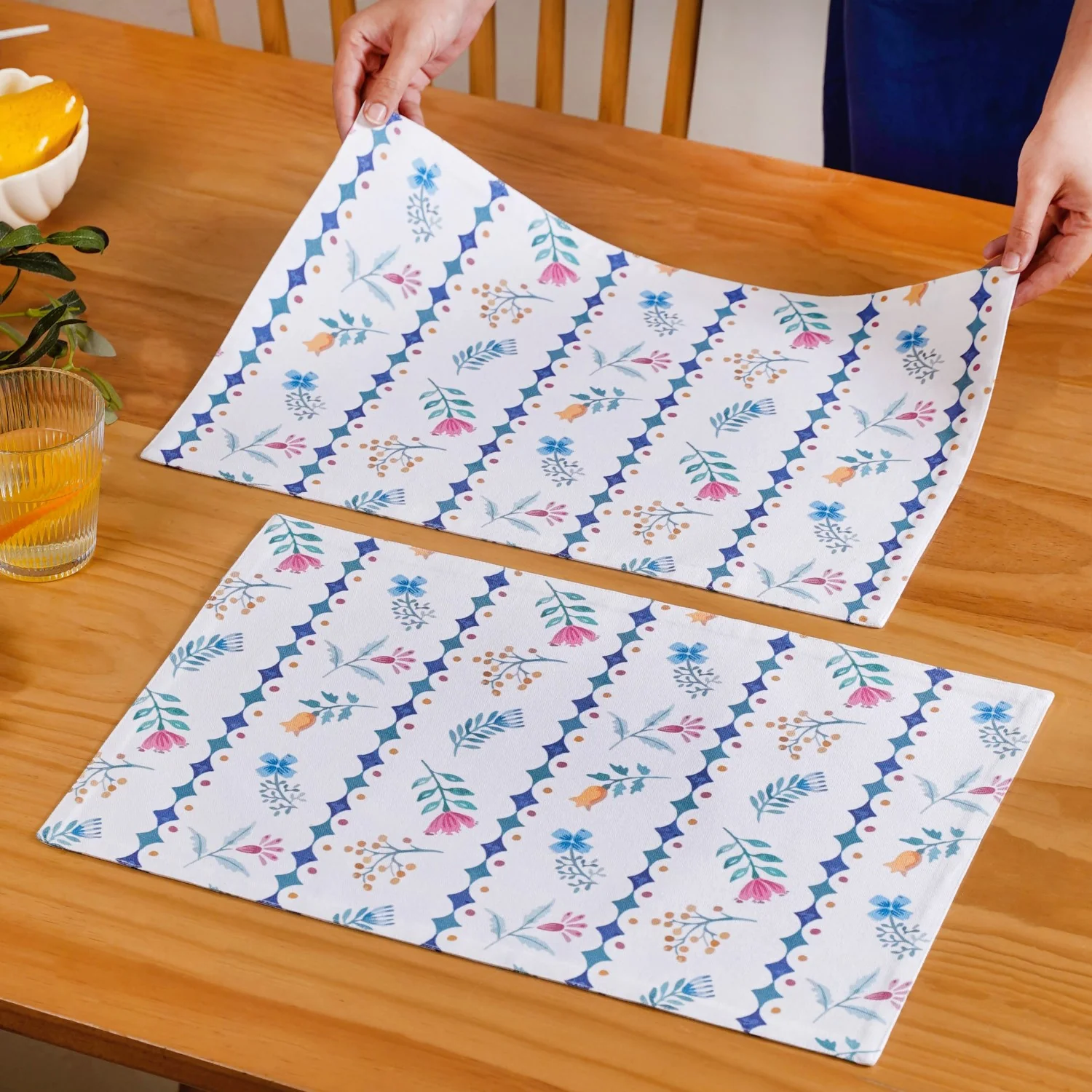 Florina Reversible Table Mat Set Of 6 - Image 3