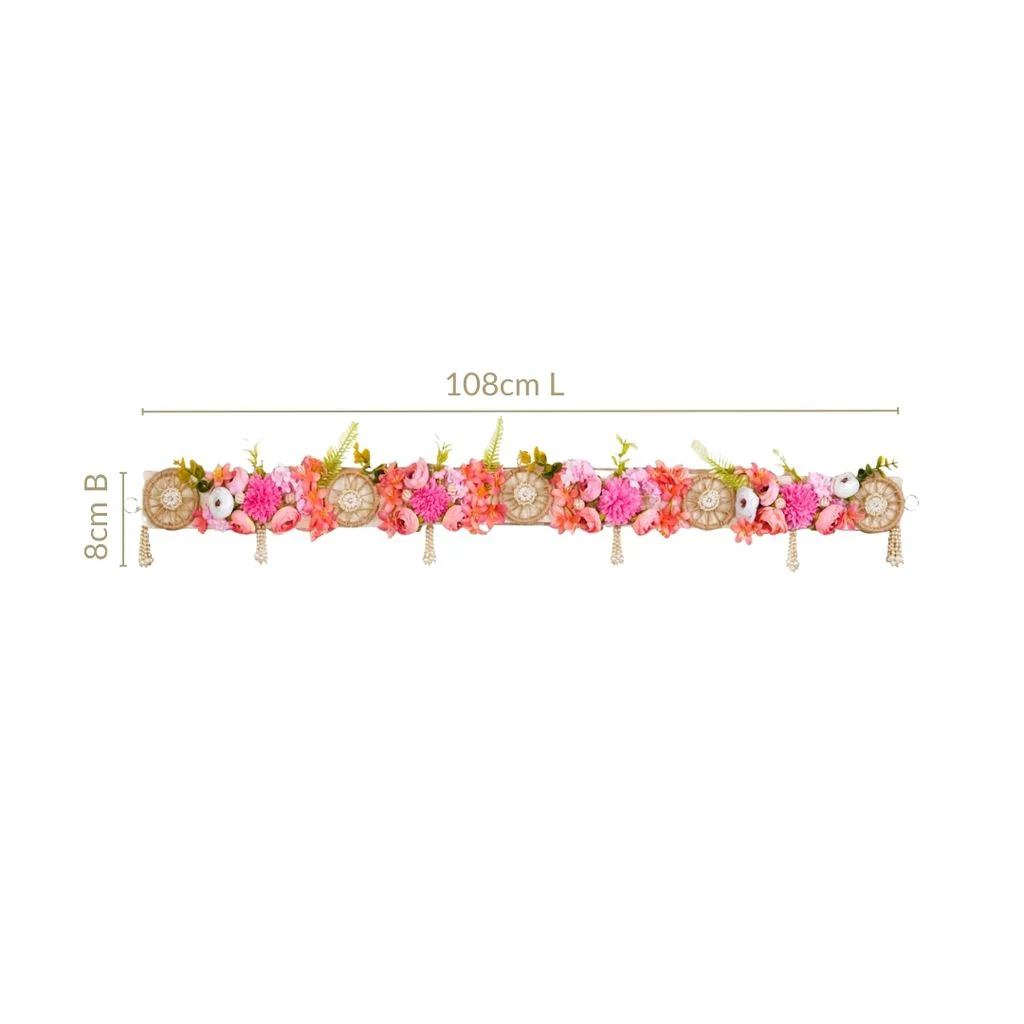 Flower And Pearls Decorative Toran - Image 4