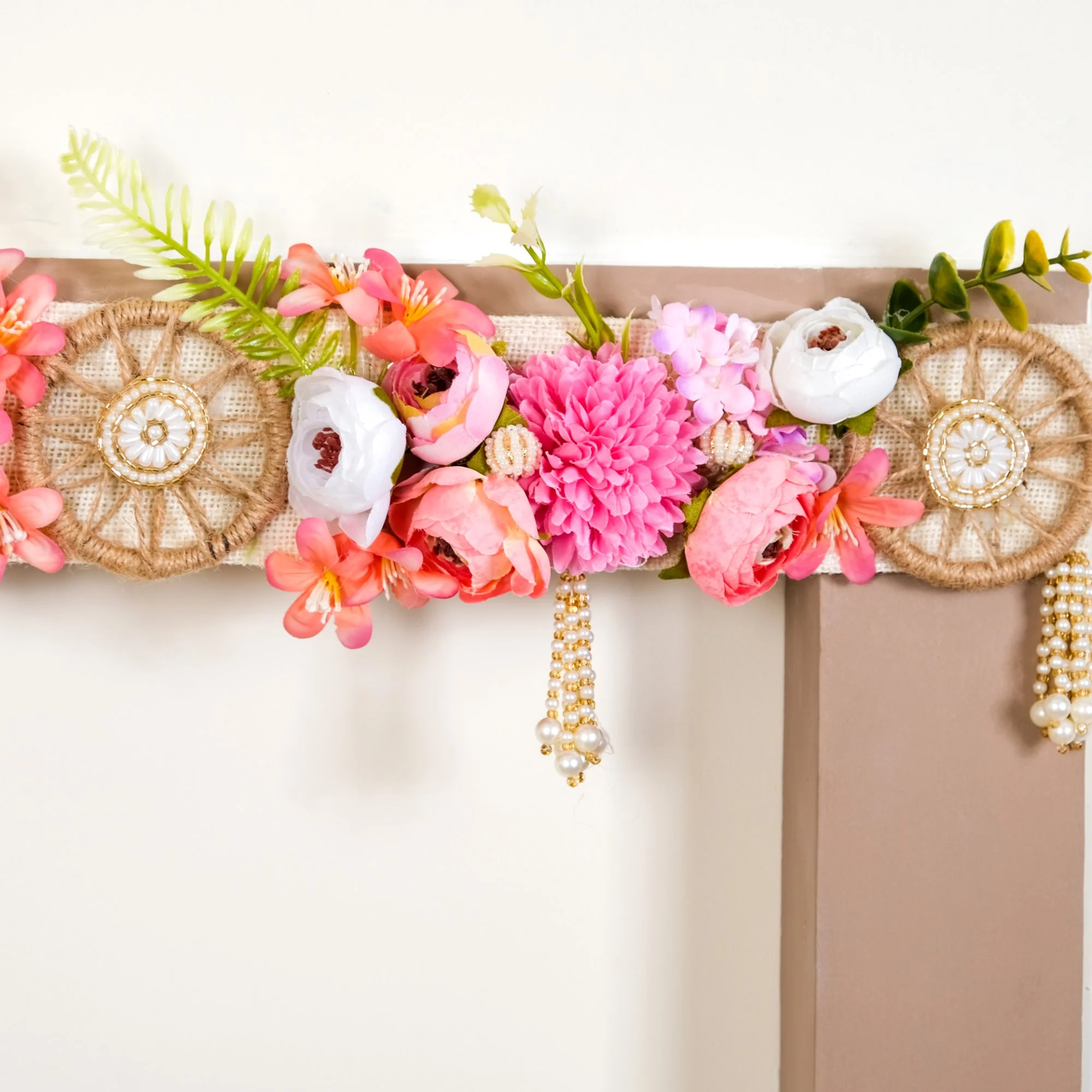 Flower And Pearls Decorative Toran - Image 7