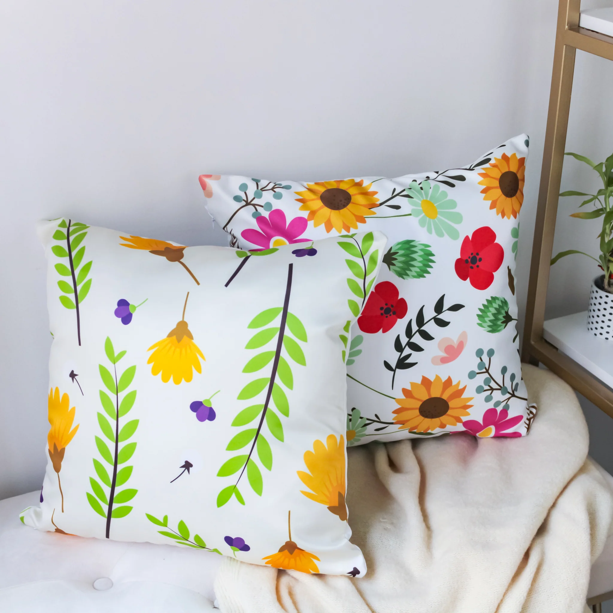 Flower Design Cushion Cover - Image 11