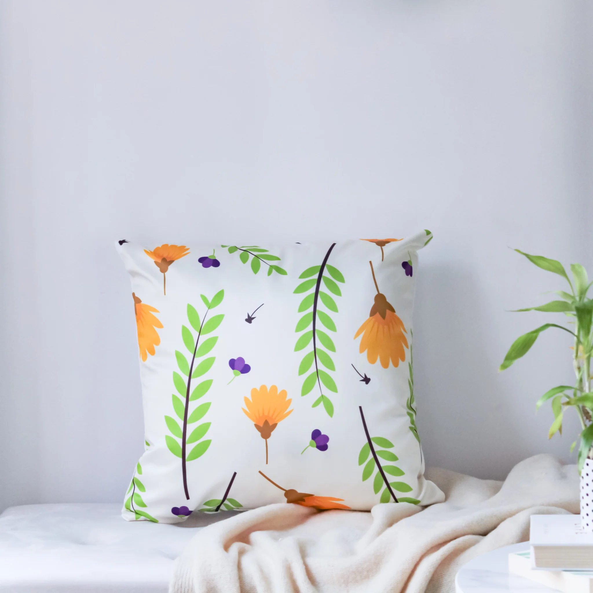 Flower Design Cushion Cover - Image 13