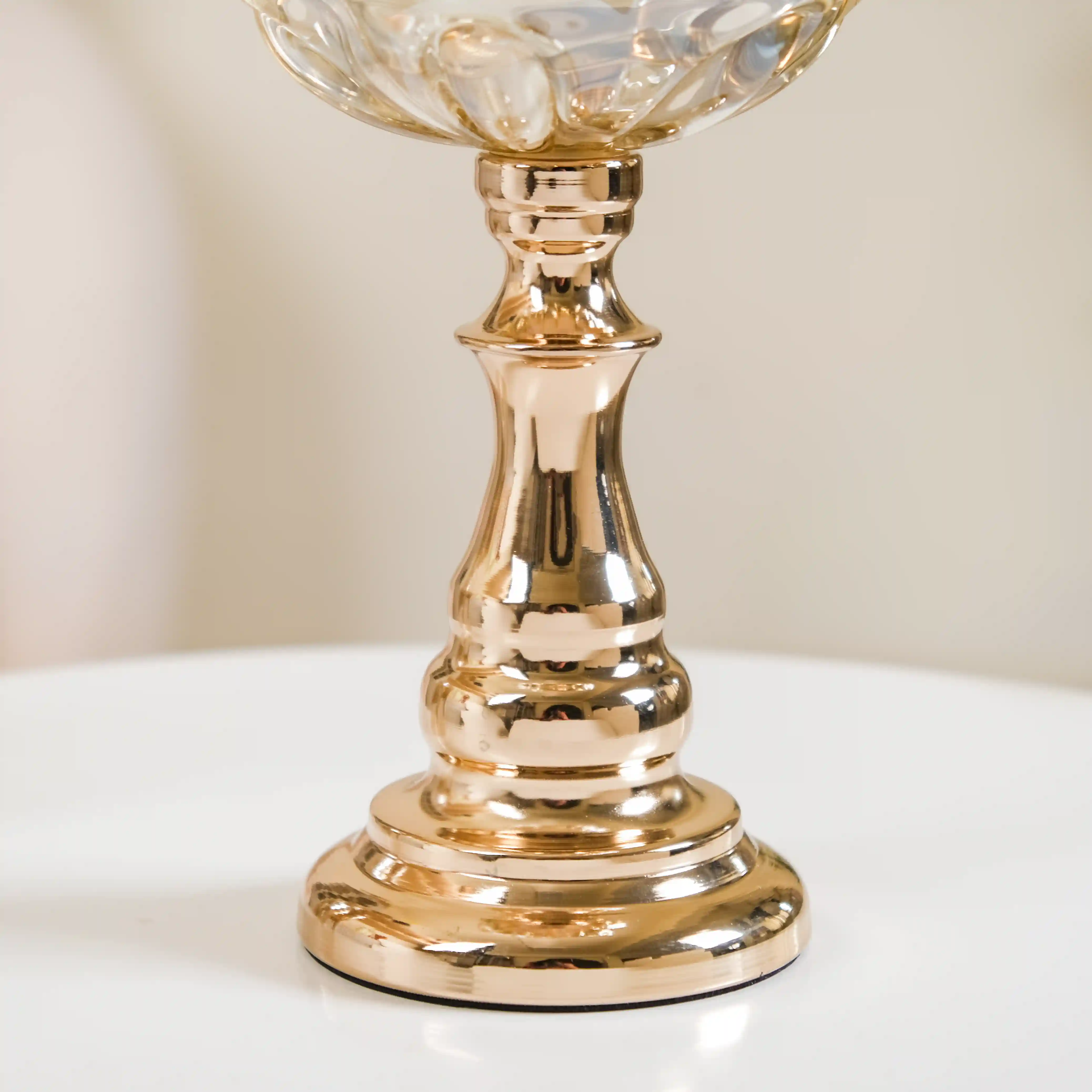 Flower Glass Candle Holder Set Of 2 - Image 12