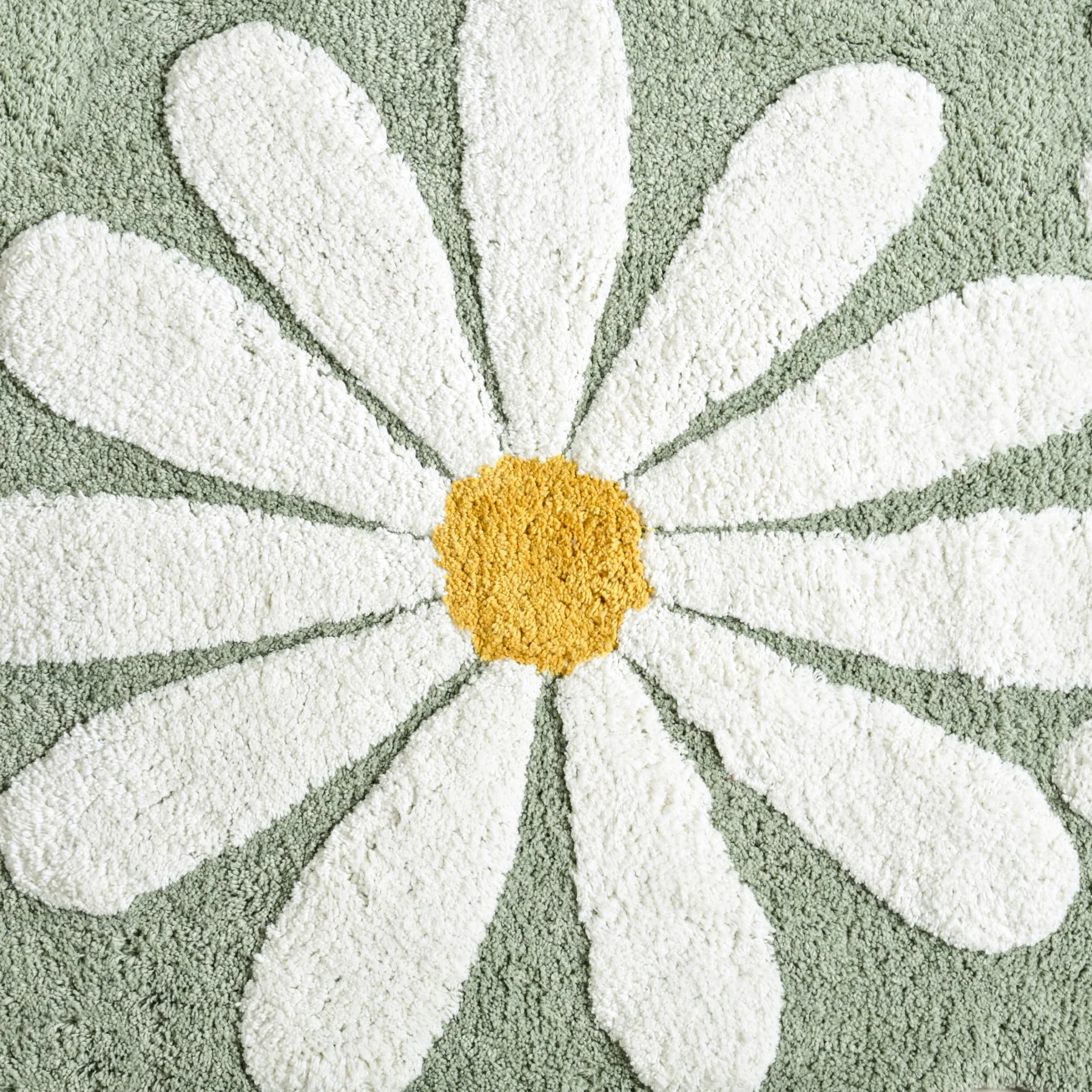 Flower Power Anti Slip Cotton Floor Mat 105x53cm - Image 4