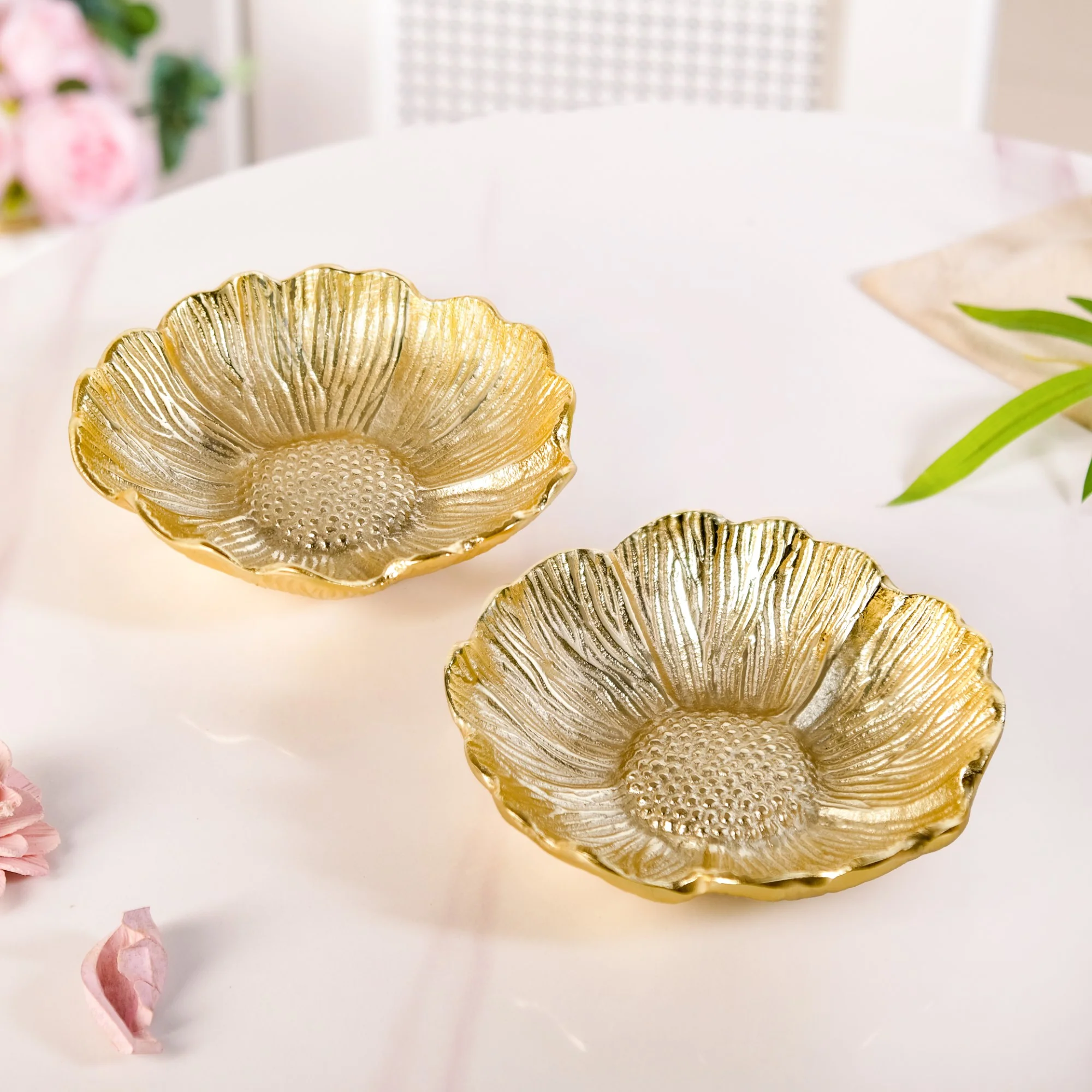 Flower Trinket Bowl Set Of 2 - Image 7