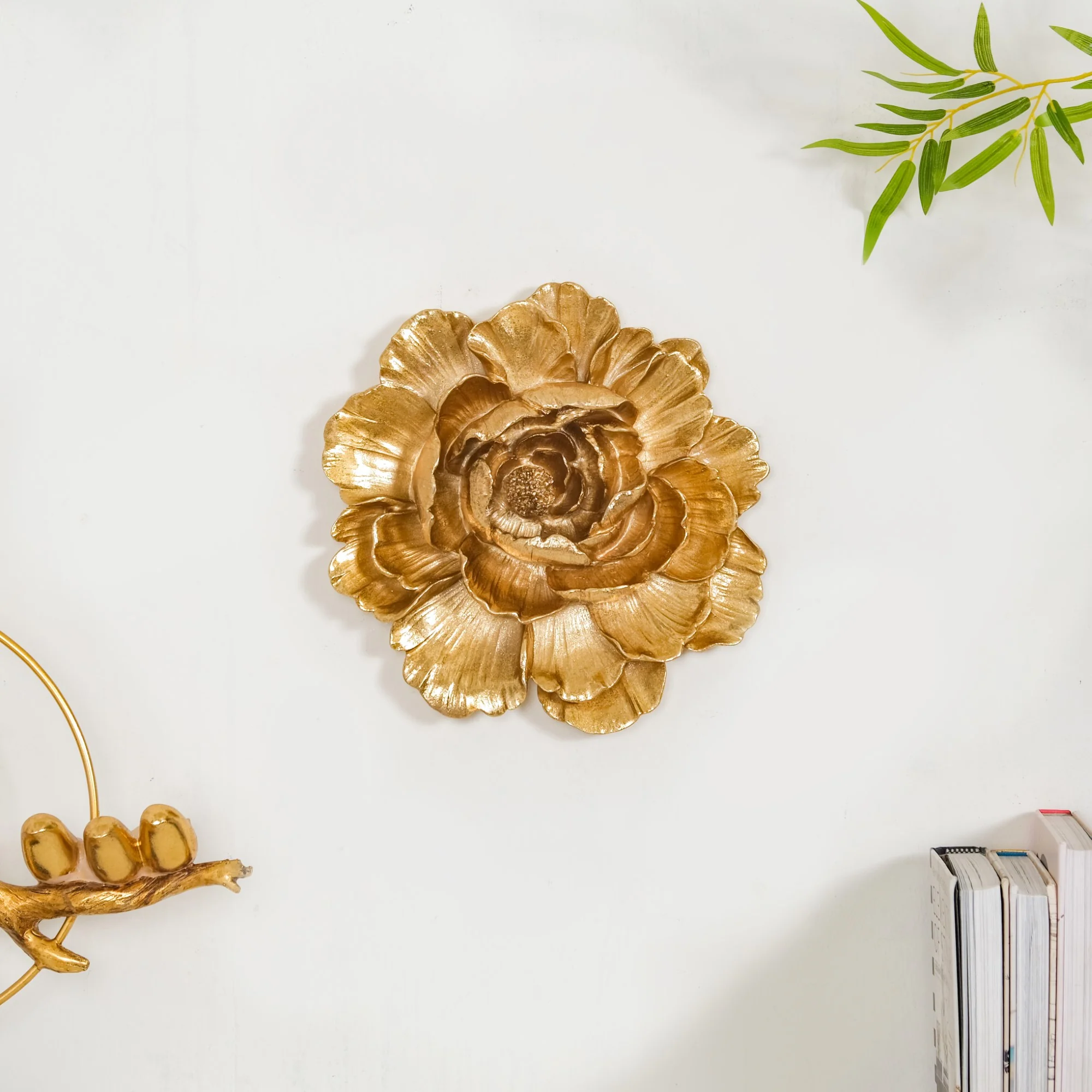 Flower Wall Decor Gold - Image 10
