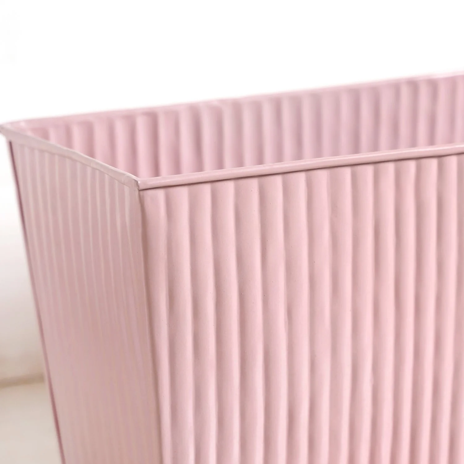 Fluted Indoor Planter Box Pink - Image 5