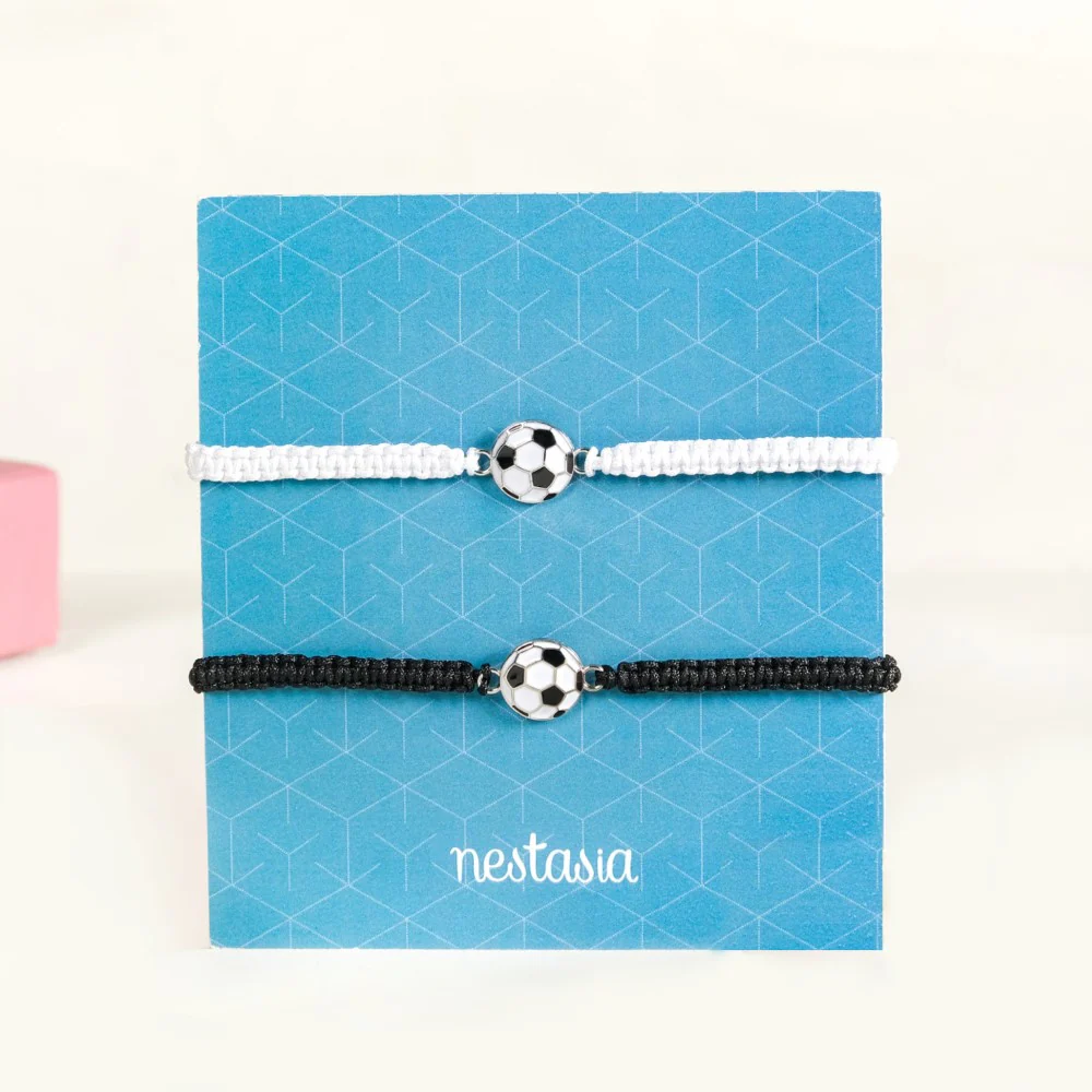Football Charm Bracelet Set Of 2 - Image 2