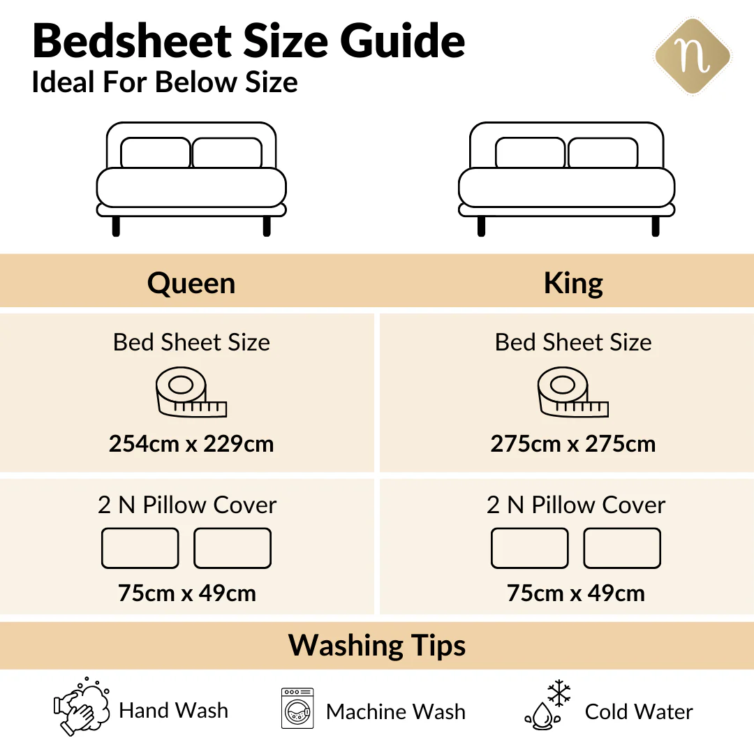 Forest Ferns Queen Size Pure Cotton Bedding Set 254x229cm - Image 5