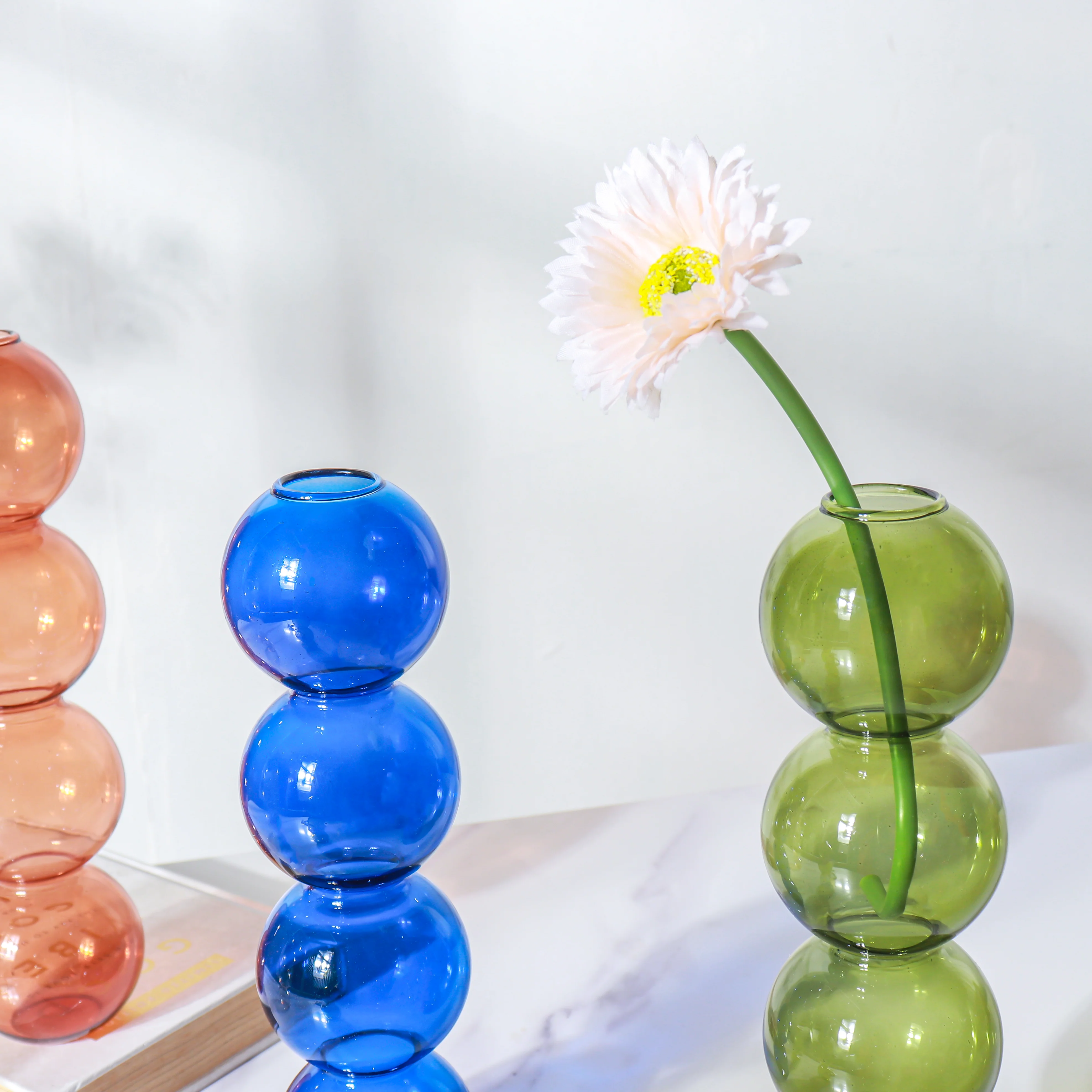 Four Bubbles Glass Vase - Image 12