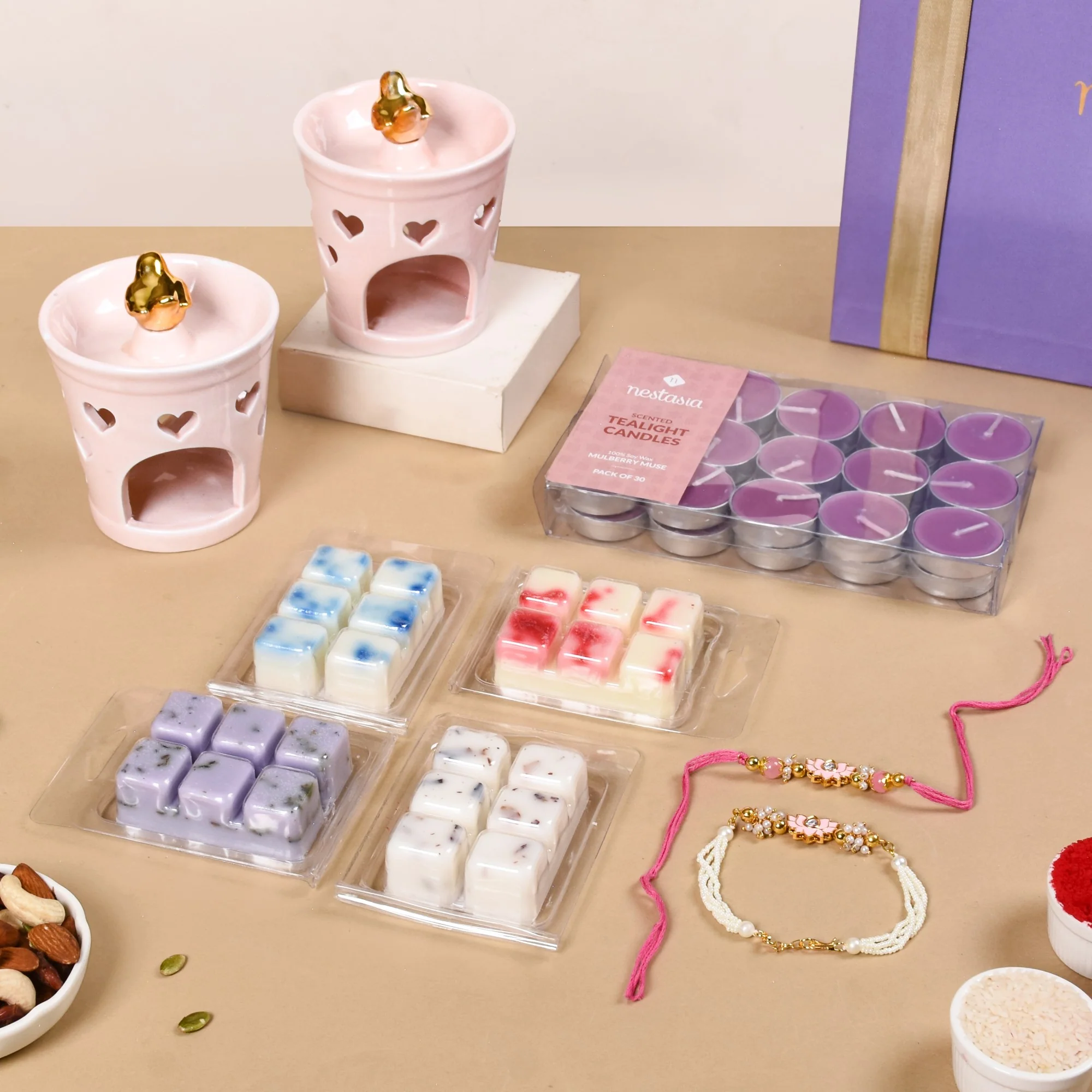 Fragrance Supreme Rakhi Hamper For Couple - Image 2