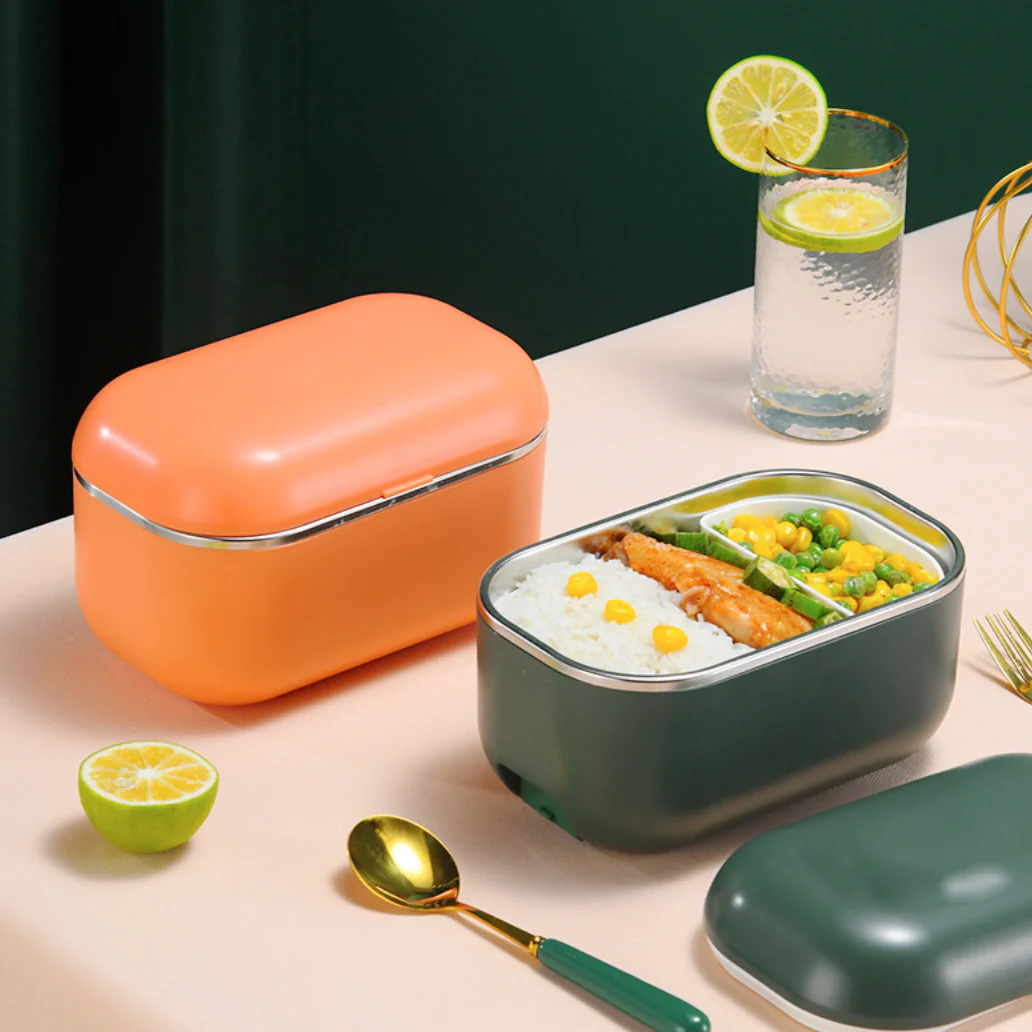 Fresh Meal Electric Hot Lunch Box Green - Image 9
