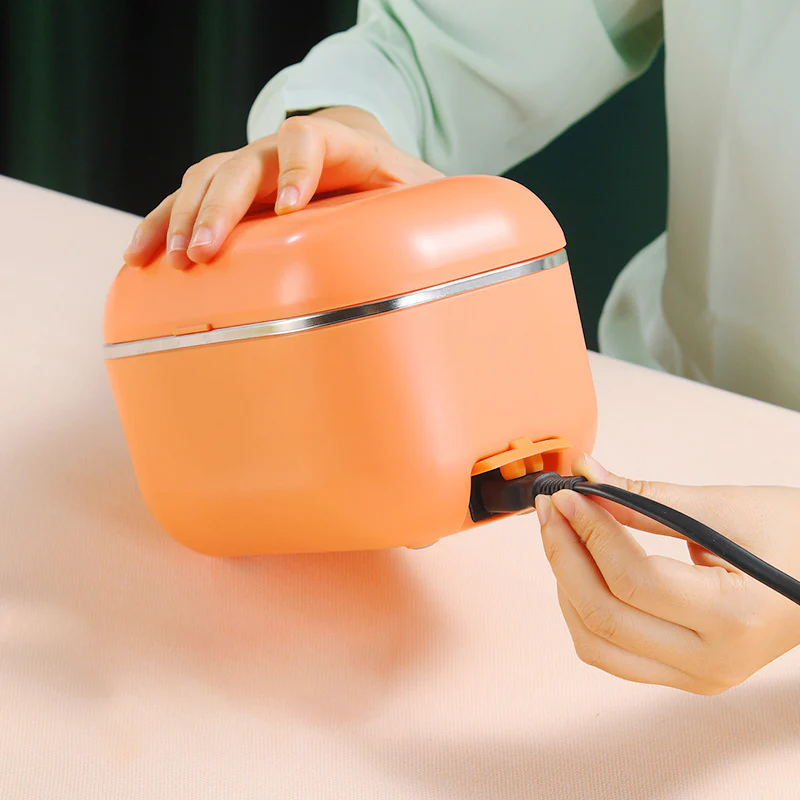 Fresh Meal Electric Hot Lunch Box Orange - Image 5
