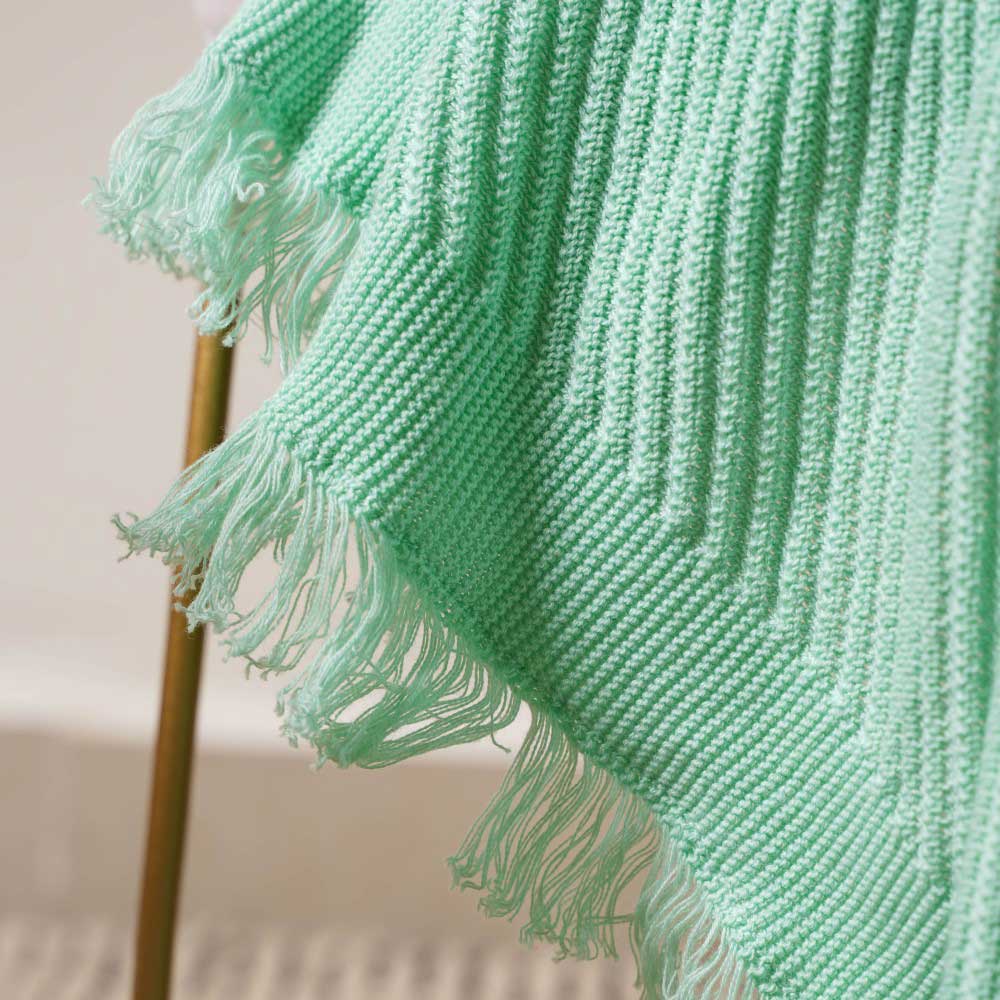 Frilled Mint Throw - Image 4
