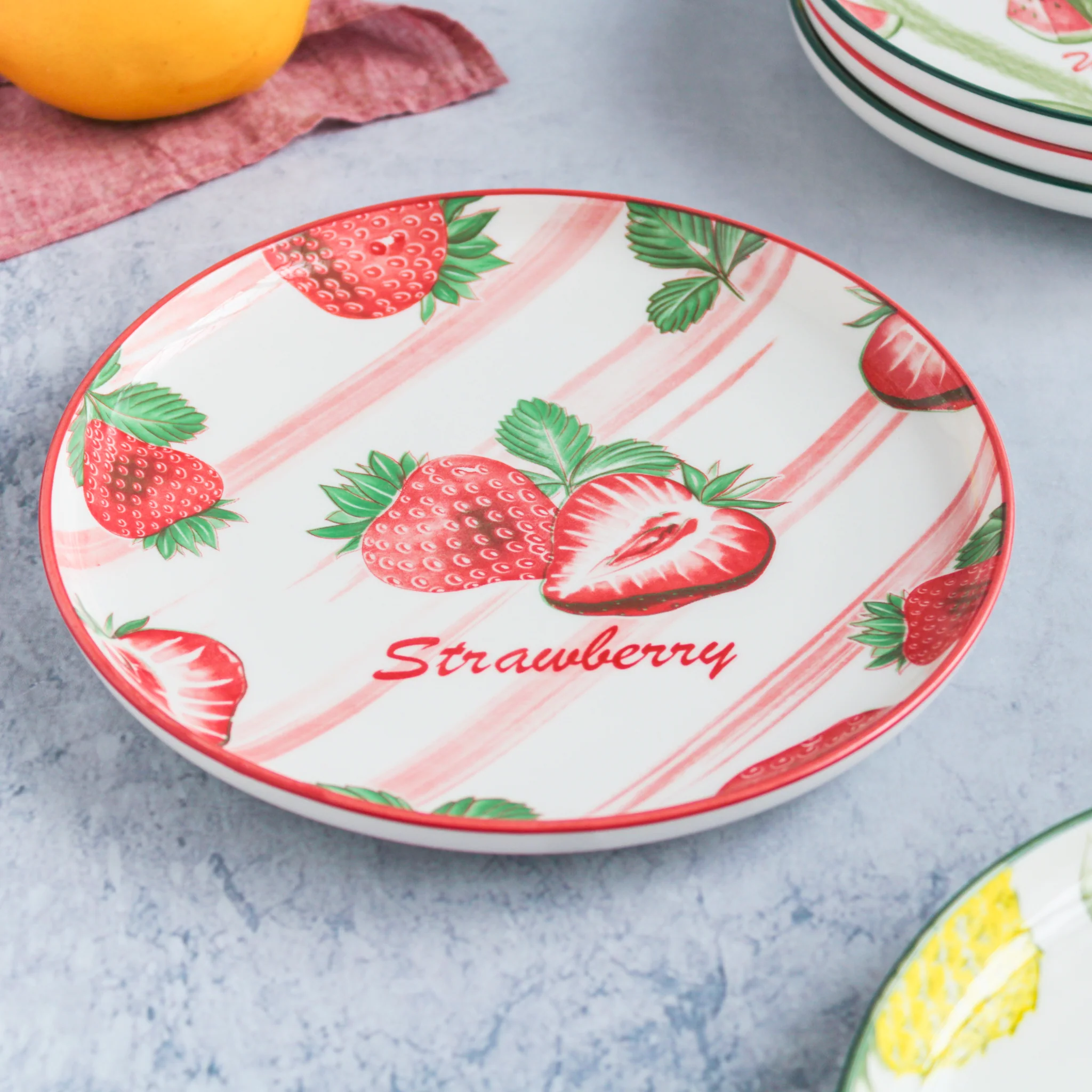 Fruit Design Plate - Image 4