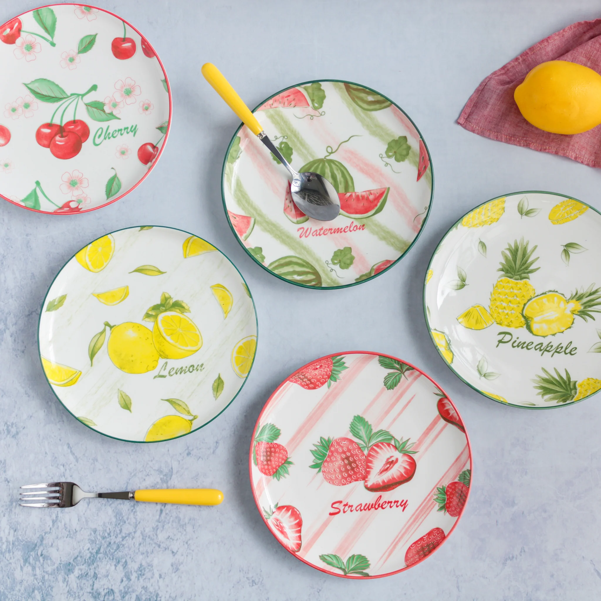 Fruit Design Plate - Image 6