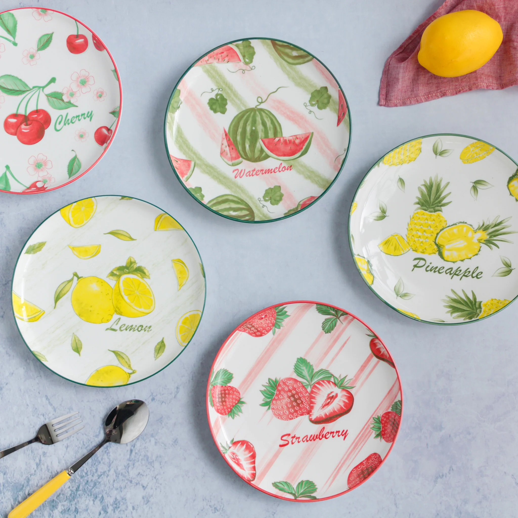 Fruit Design Plate - Image 7