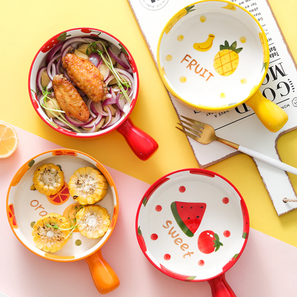 Fruit Dish With Handle - Image 11