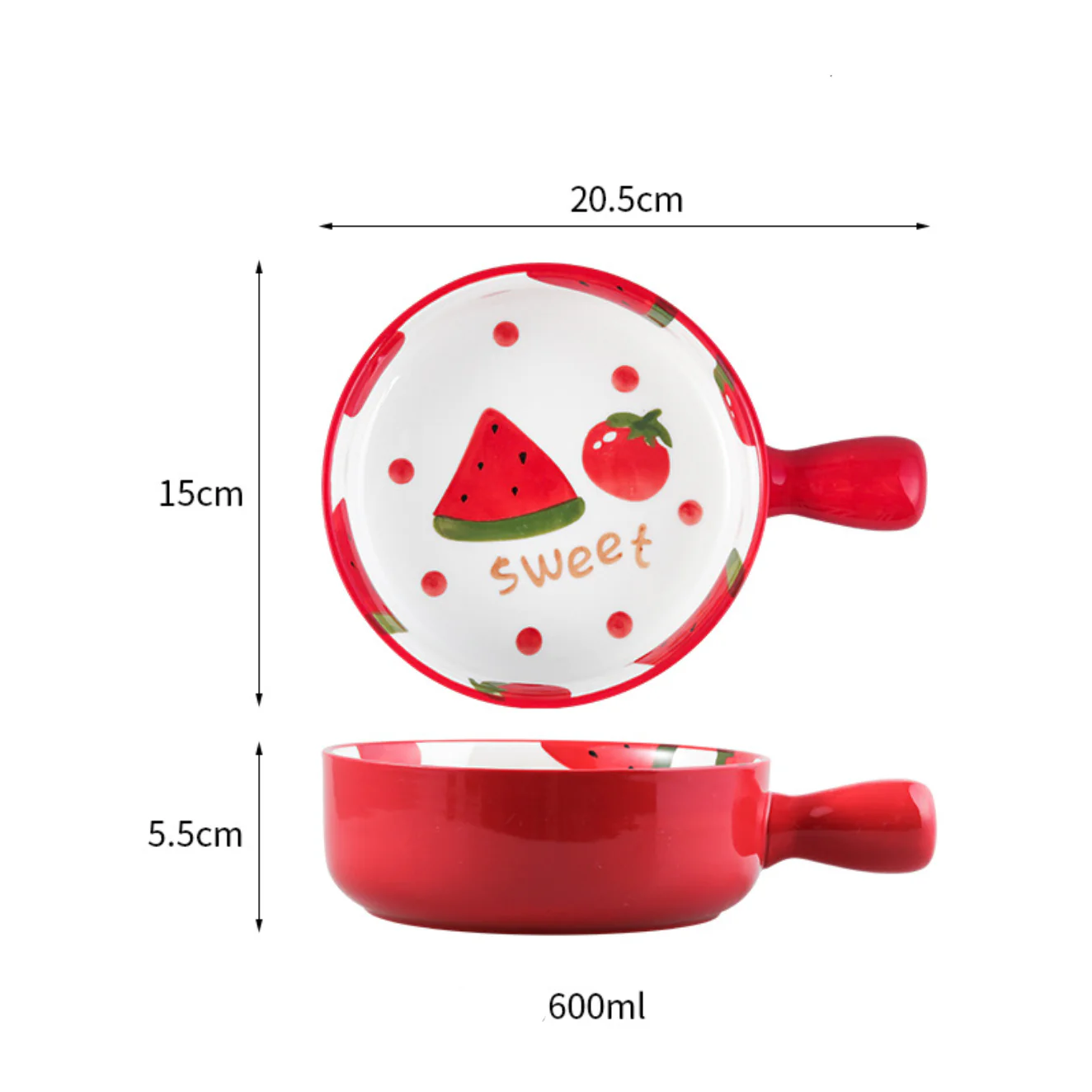 Fruit Dish With Handle - Image 17