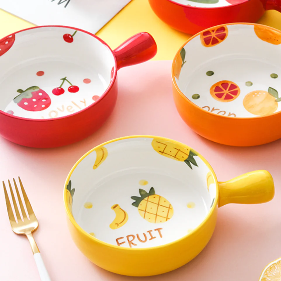 Fruit Dish With Handle - Image 7