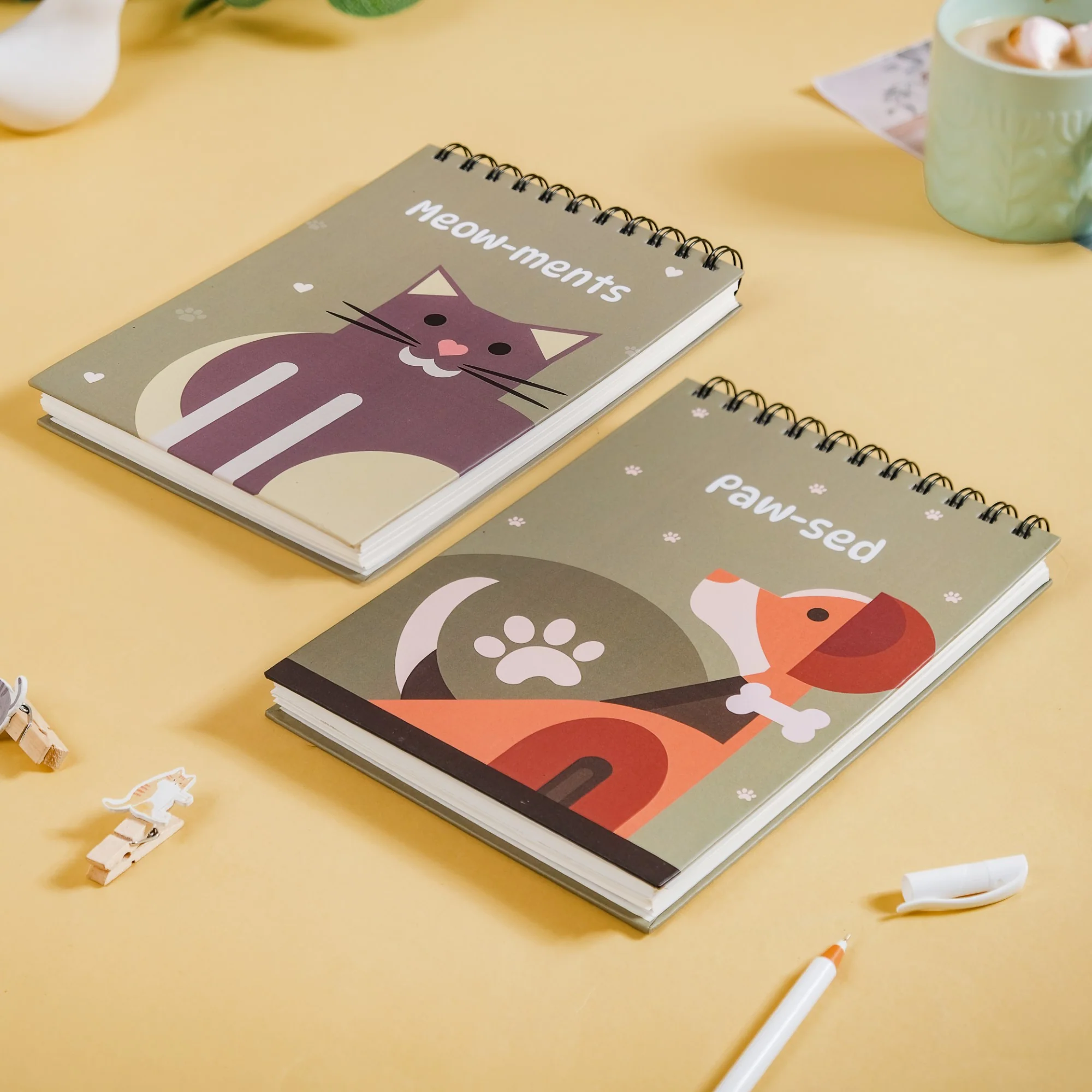 Furry Friends Spiralbound Planner Set Of 2 - Image 9