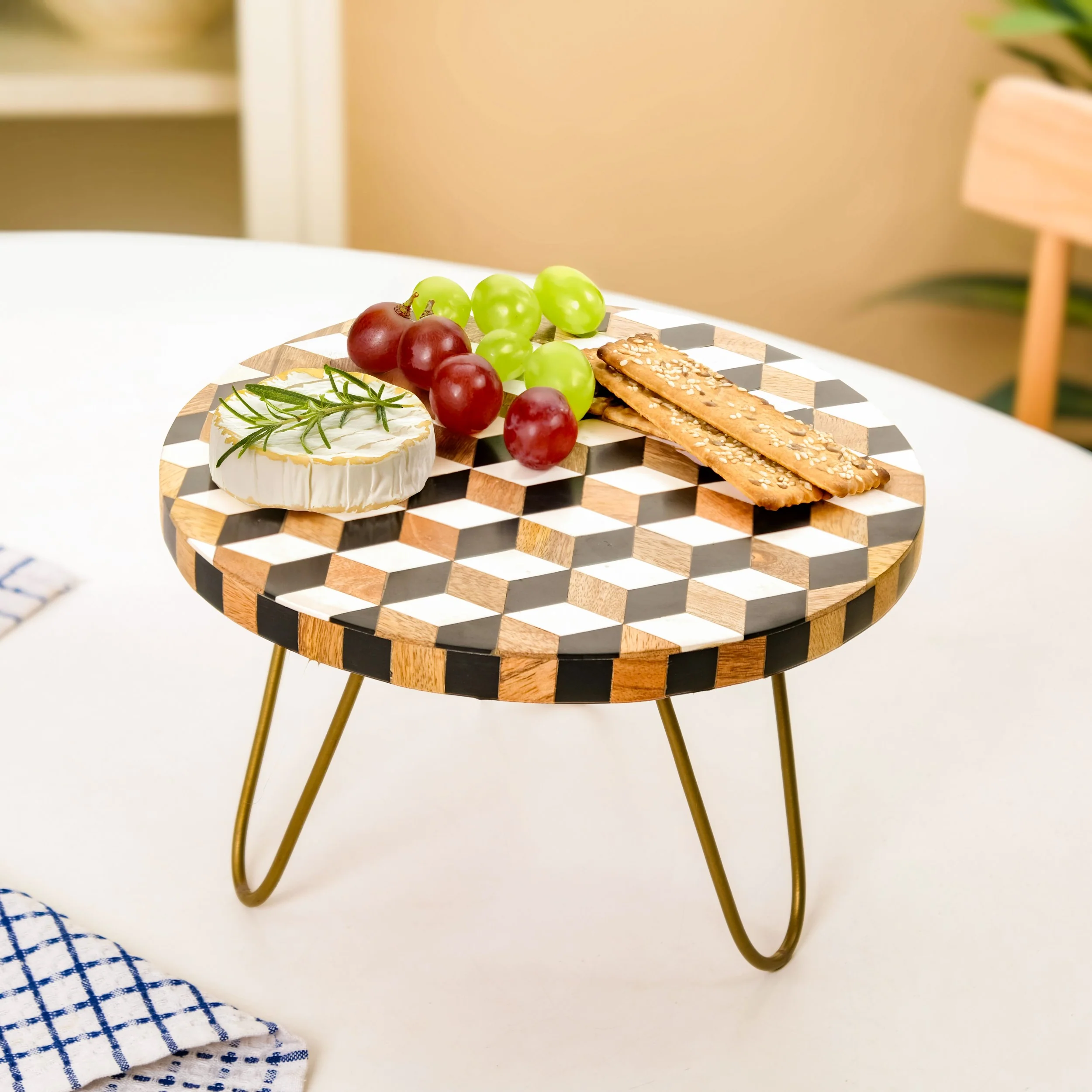 Fusion Mid Century Modern Riser Cake Stand - Image 8