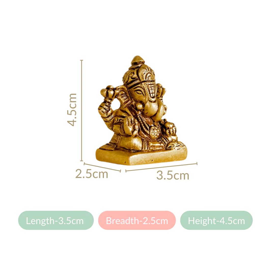 Ganpati Bappa Murti Showpiece 4cm - Image 4