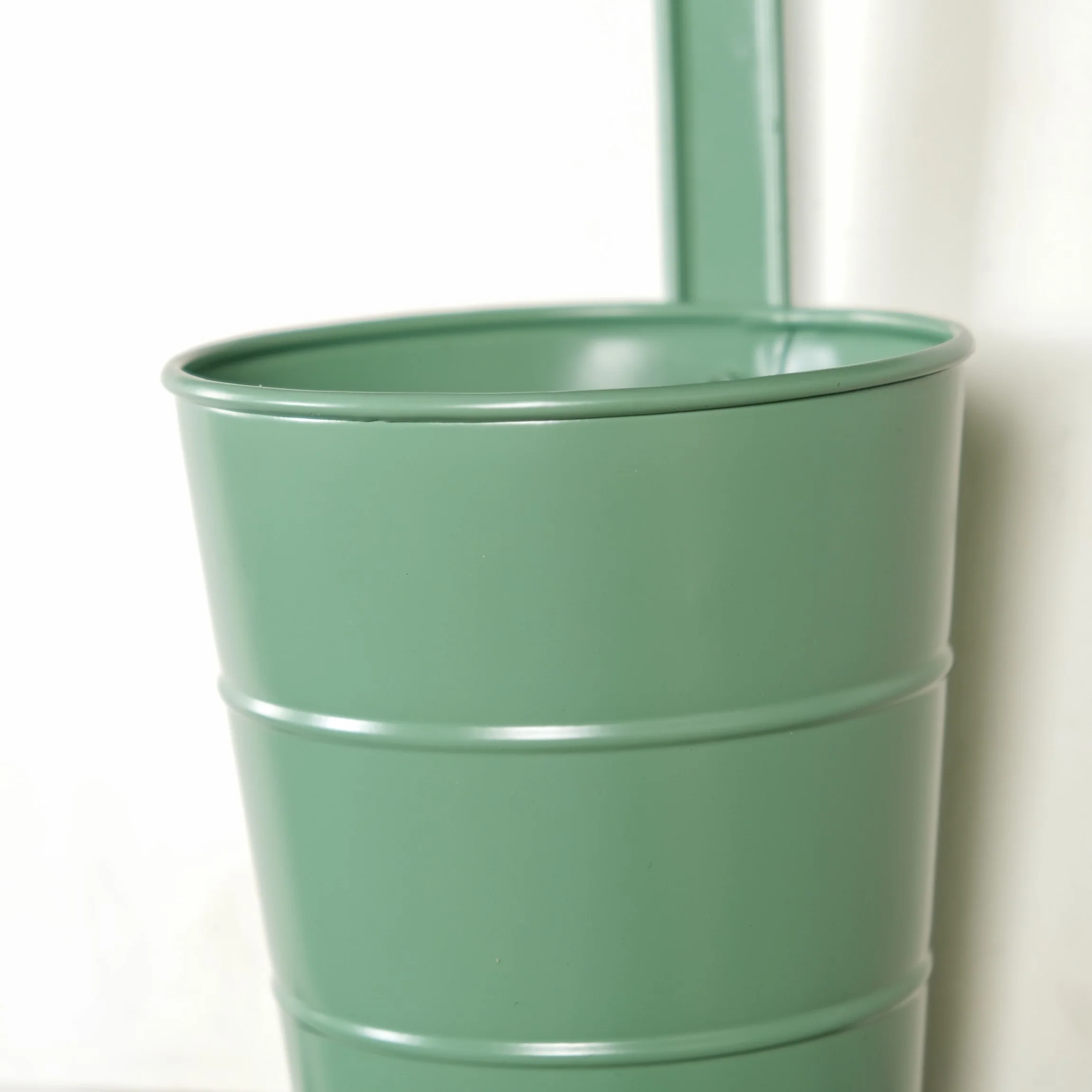 Garden Muse Hanging Flower Bucket Set Of 3 Sage Green - Image 8