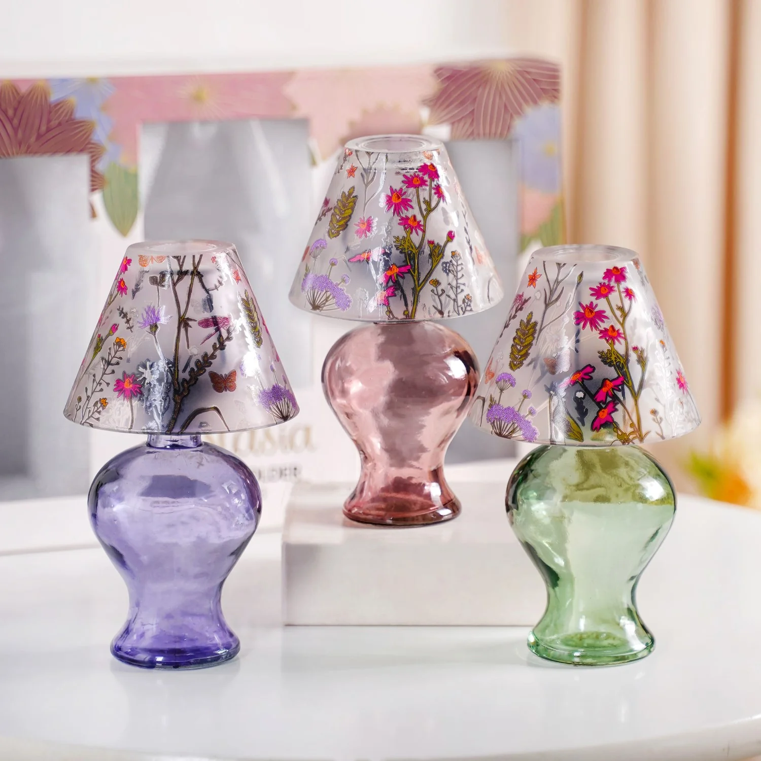 Garden Of Eden Tea Light Candle Holder Set Of 3 - Image 3